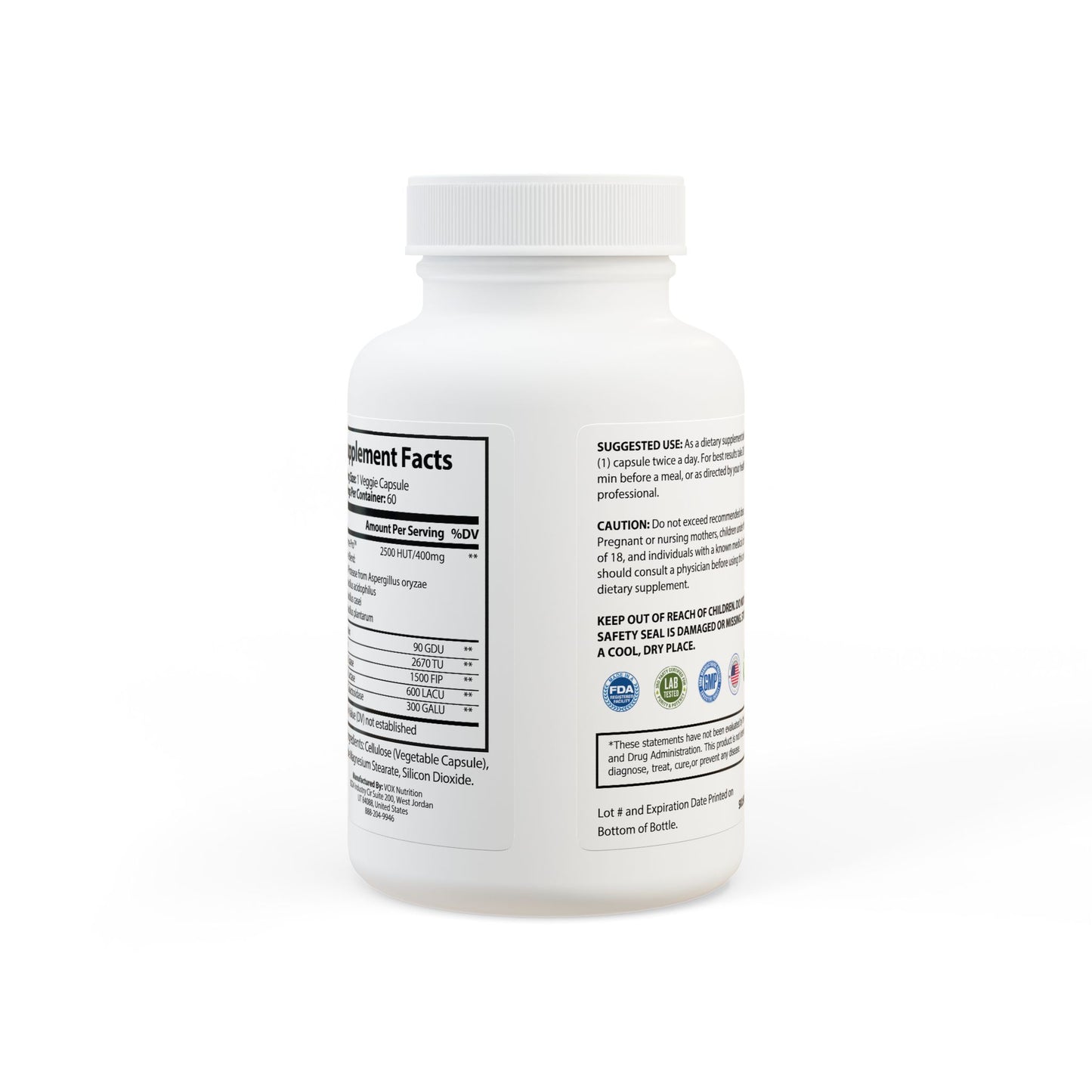 TLRD - Digestive Enzyme Blend Supplement (60 Capsules)
