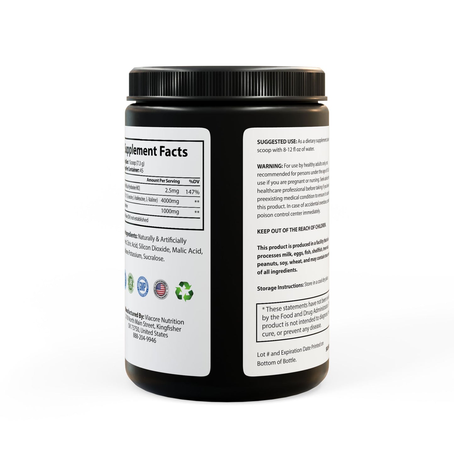 TLRD - BCAA Supplement, Watermelon (325g, 11.46oz, 45 servings)