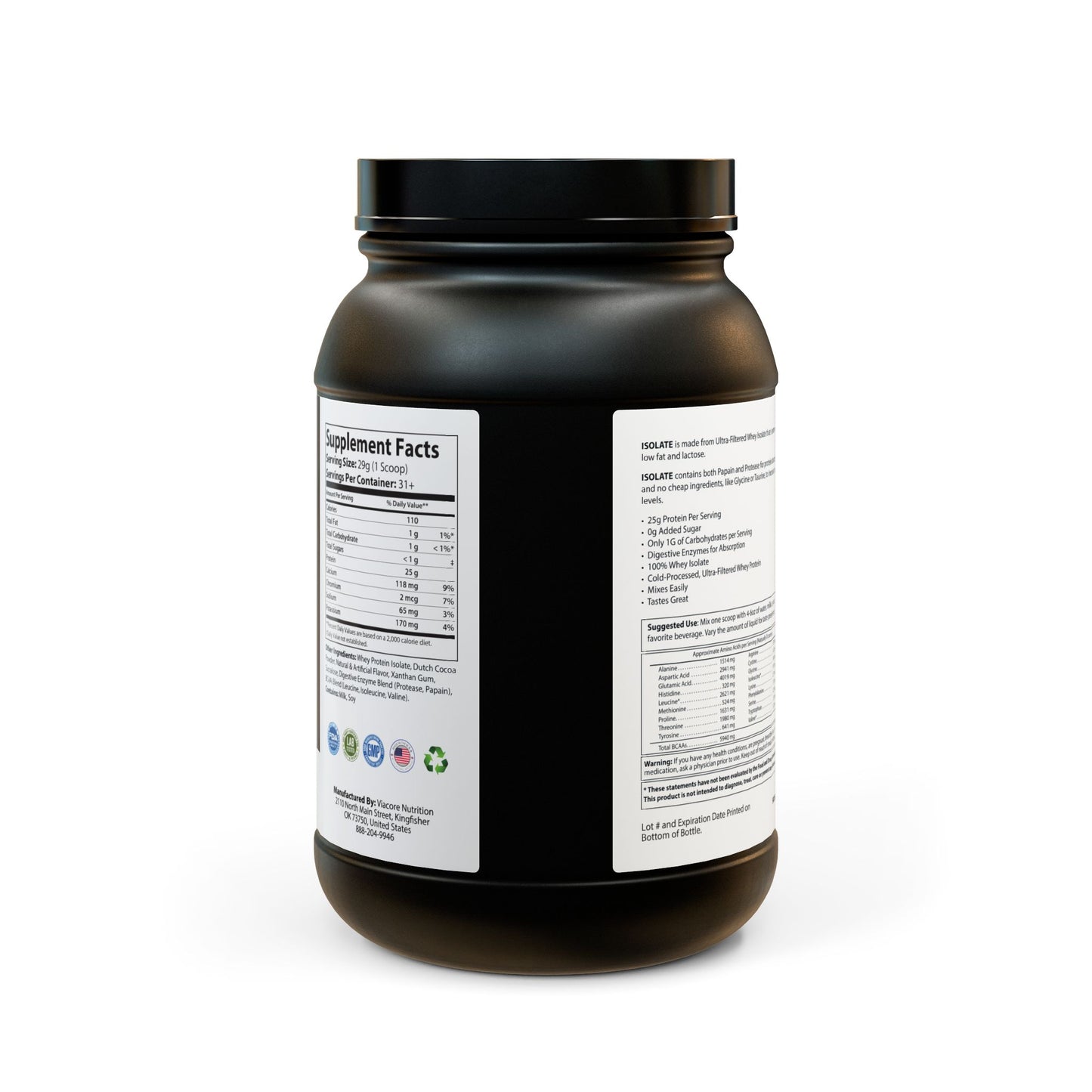 TLRD - Whey Isolate Protein Supplement (907g, 2lb)