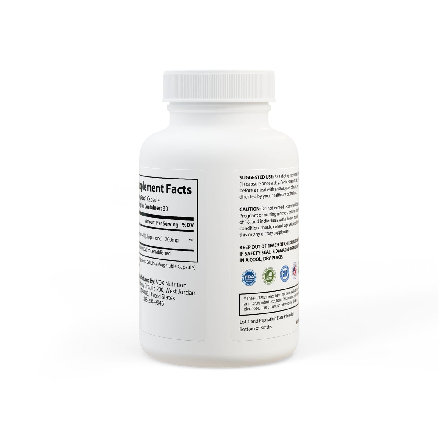 TLRD - CoQ10 (Ubiquinone) Supplement (30 Capsules)