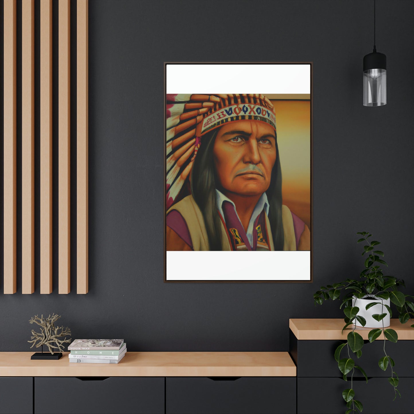 Wambli Waunsila (Eagle Feather) - Canvas