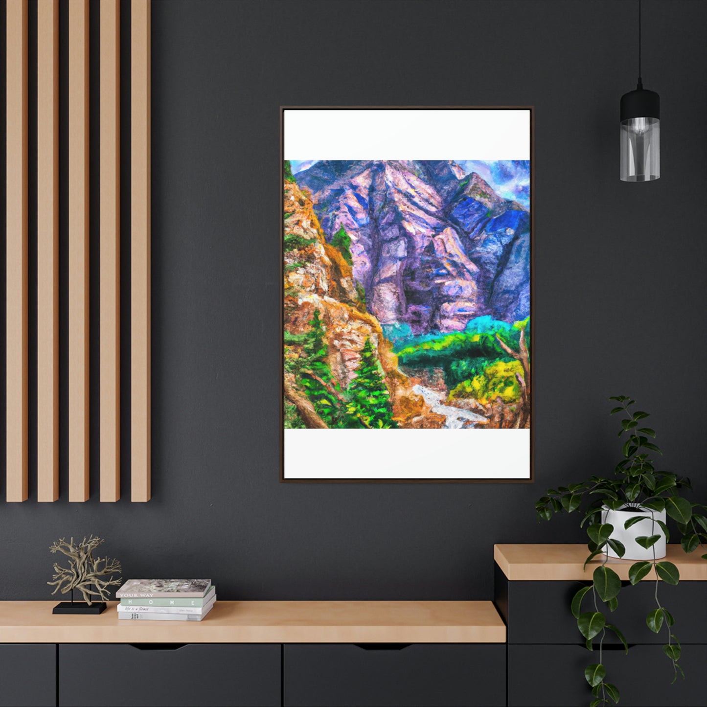 "Live with gratitude and joy!" - Canvas
