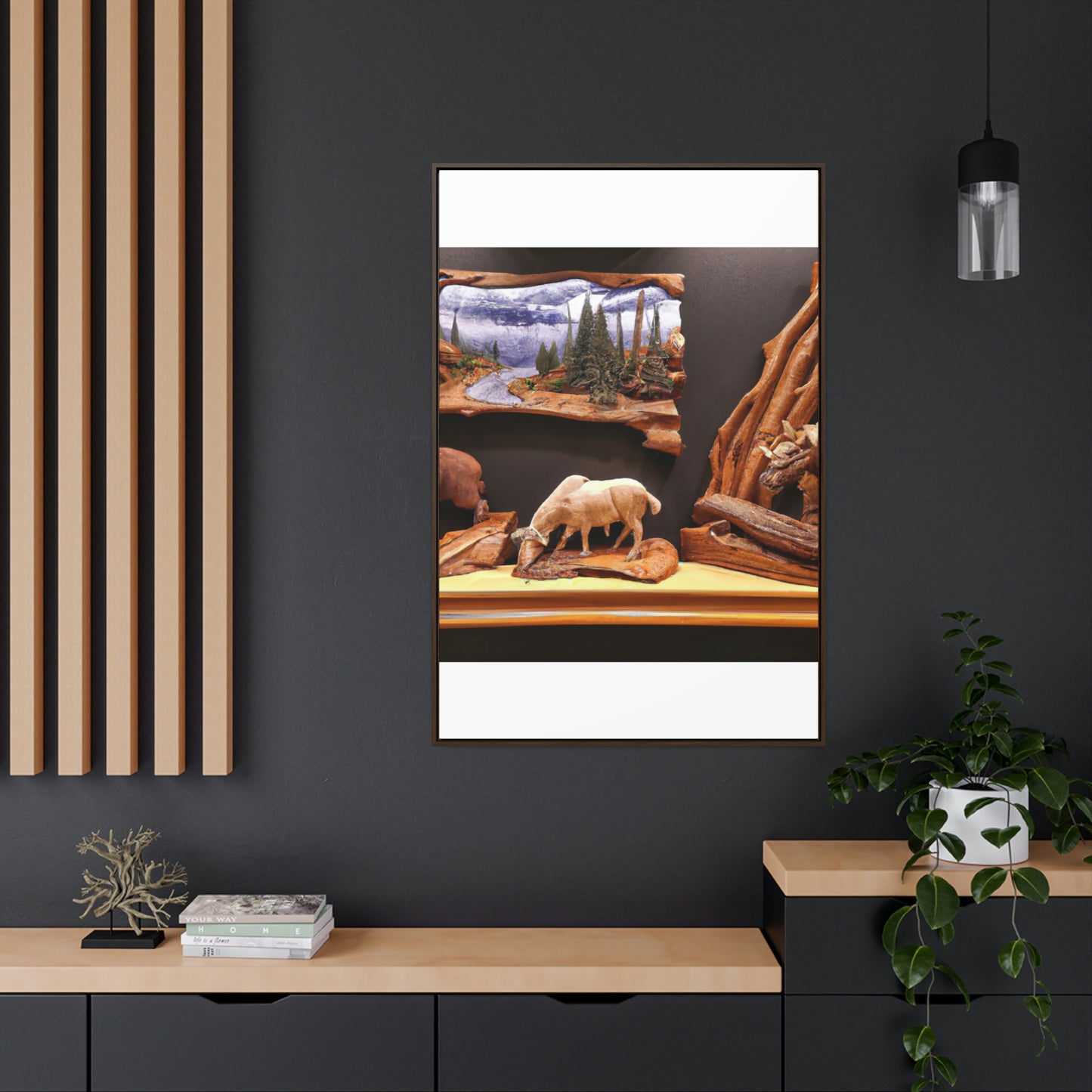 that grows in tropical parts
Teak - Canvas