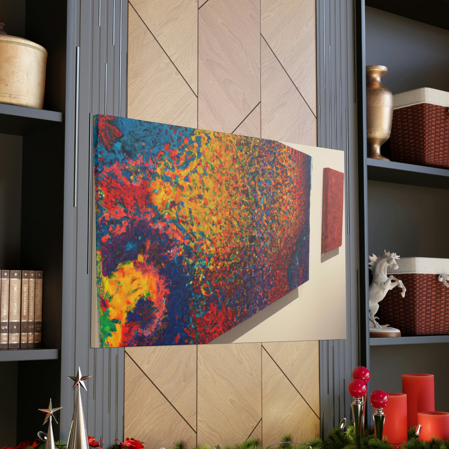 "The time to be happy is now. The place to be happy is here." -Unknown - Canvas