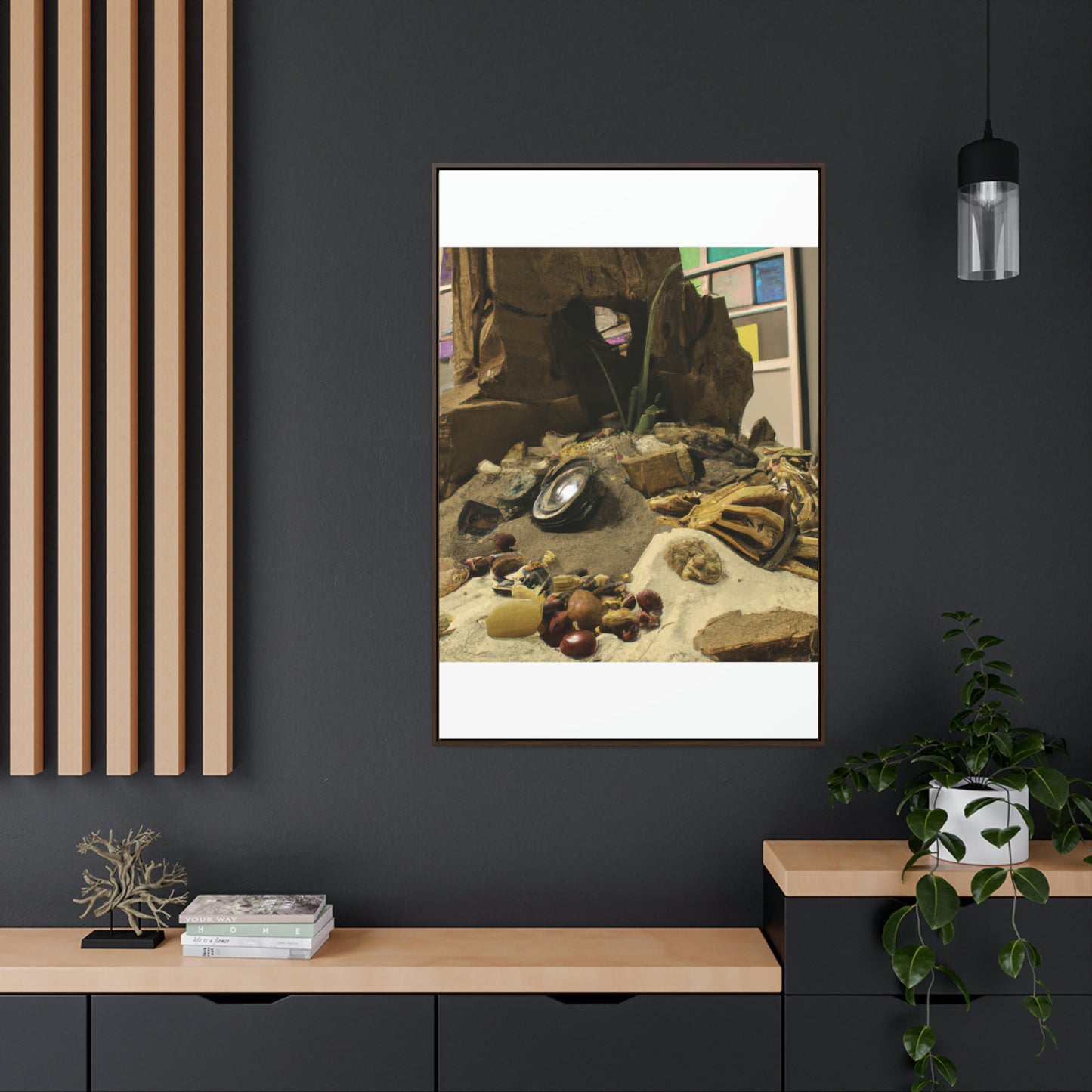 which meant “Live and laugh with joy”
Carpe Diem et Rideo Cum Gaudio. - Canvas