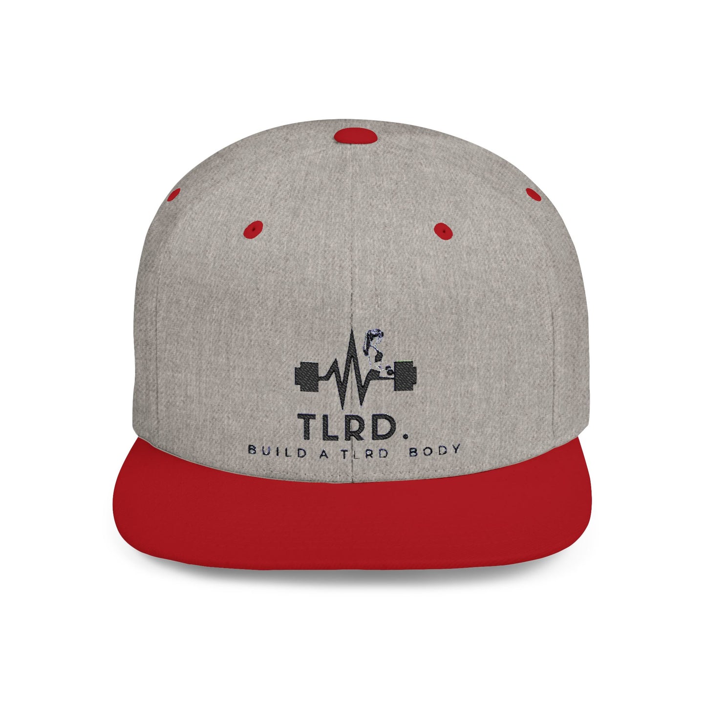 TLRD Fitness Flat Bill Snapback - Build a TLDR Body Cap for Gym Enthusiasts
