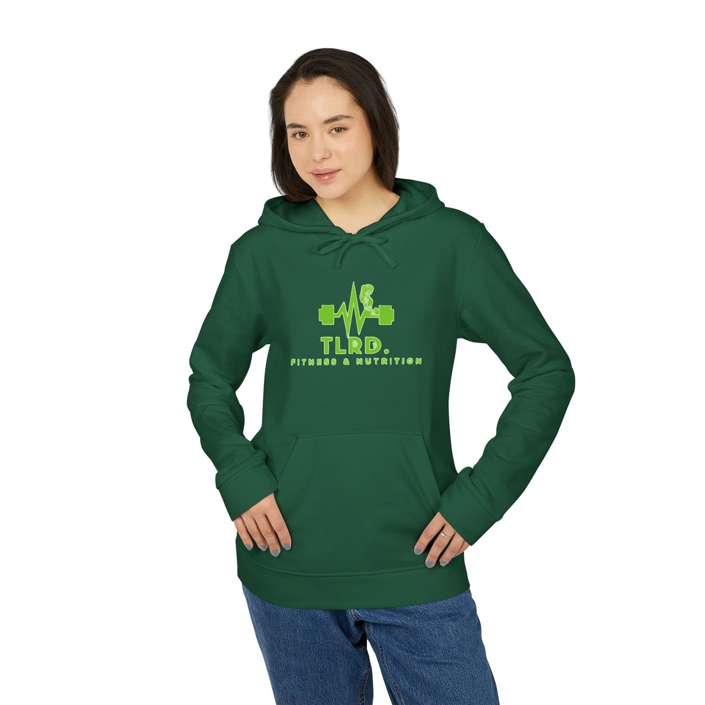 TLRD Fitness Unisex Fleece Hoodie - Workout and Nutrition Inspired Apparel