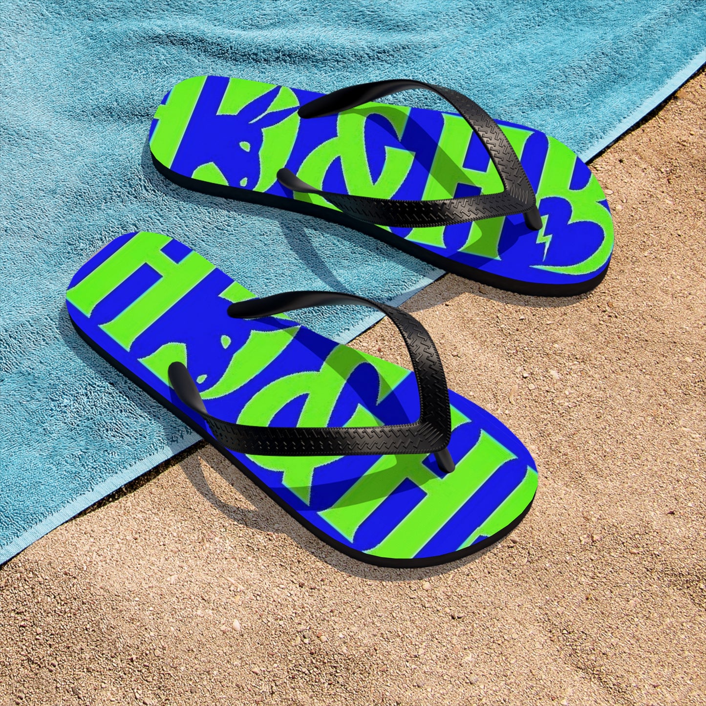 HD&HB - Unisex Flip-Flops orange