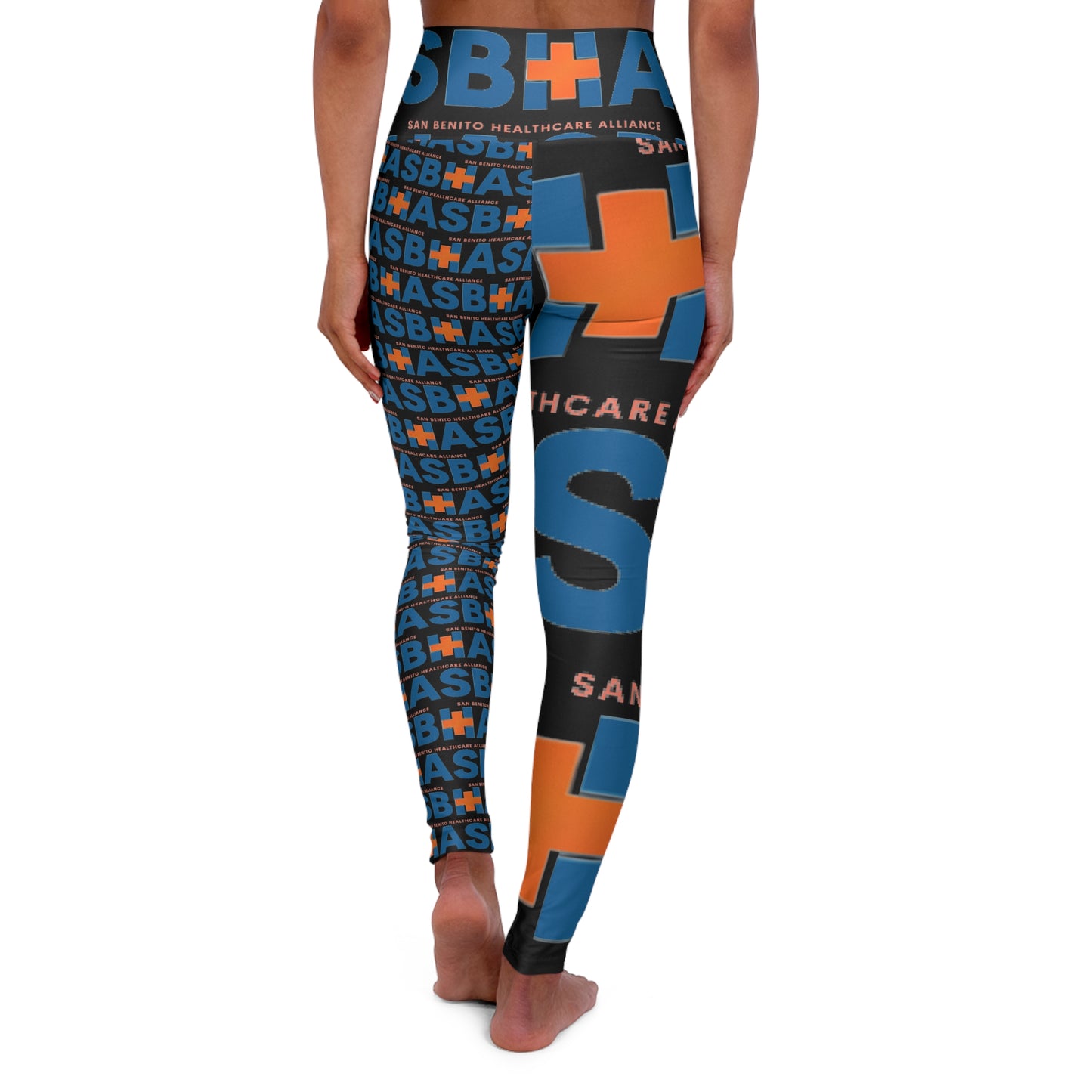 SBHA - High Waisted Yoga Leggings (AOP) Pattern
