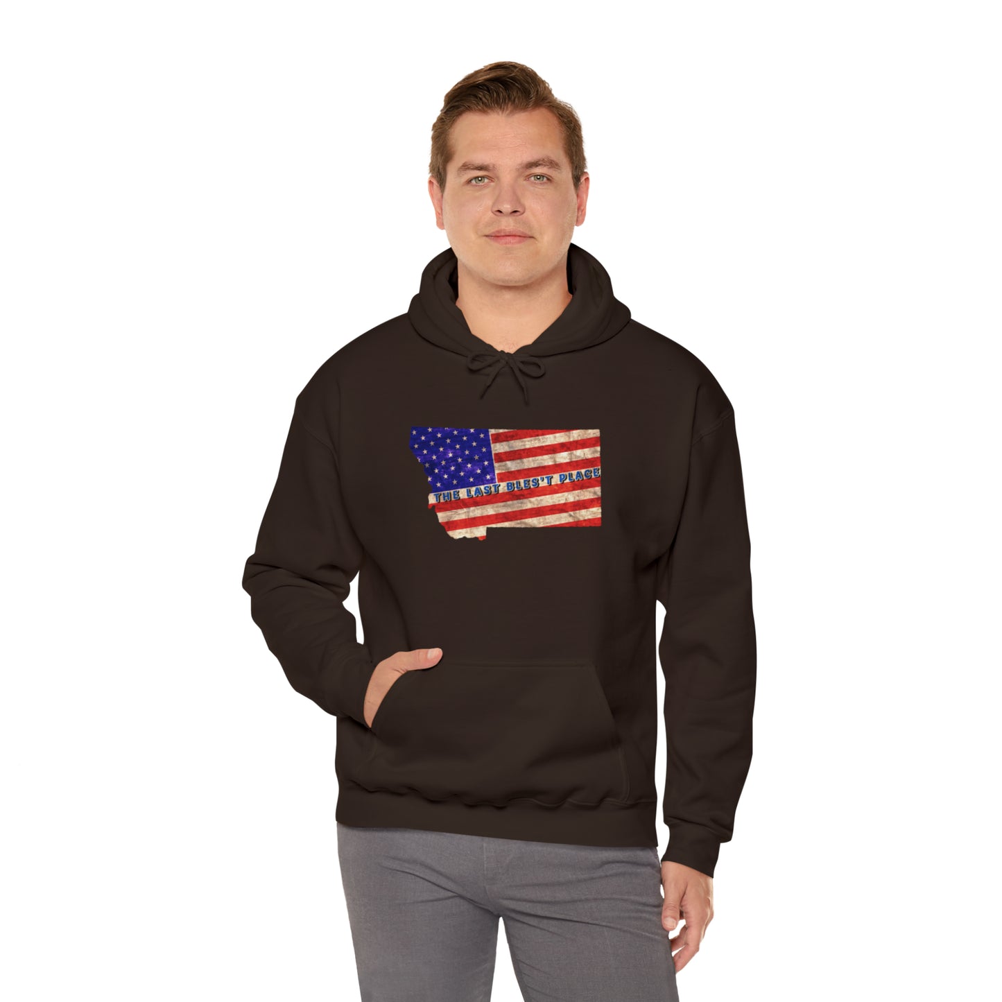 Custom The Last Blest Place - Unisex Heavy Blend™ Hooded Sweatshirt