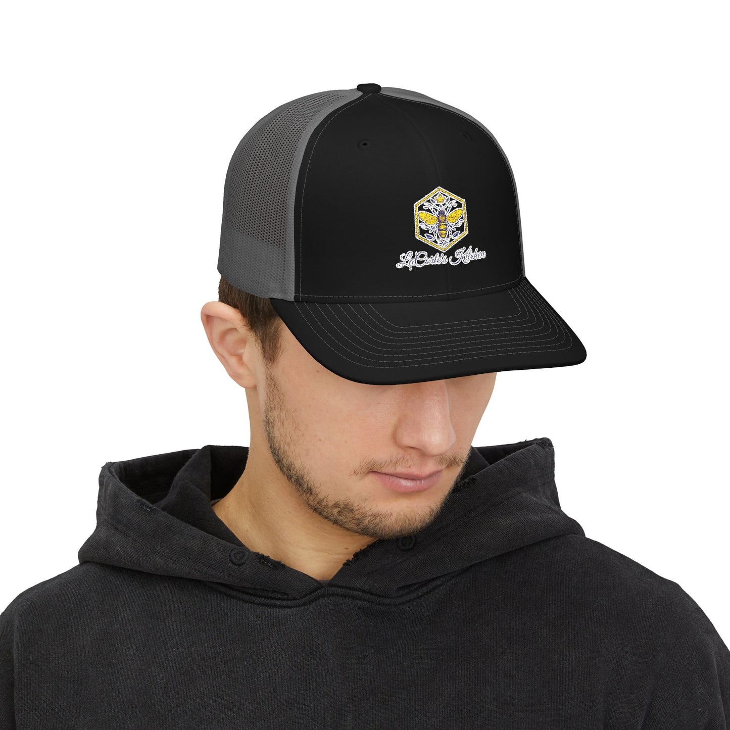 Embroidered Snapback Trucker Cap - Stylish Accessories for Outdoors, Casual Wear, Gifts for Him/Her, Summer Fashion, Festival Ready