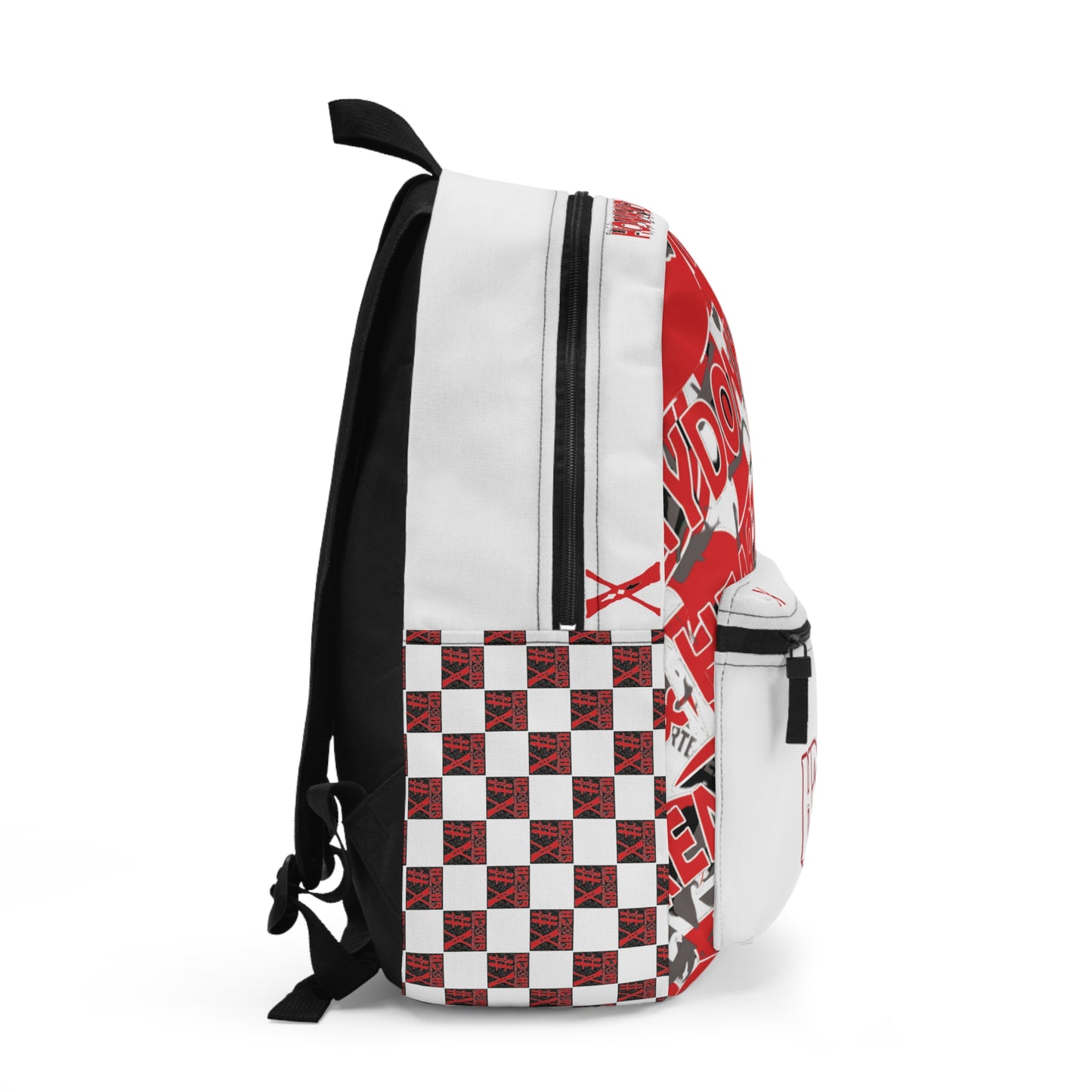 Red and White - HDHB #X- Backpack