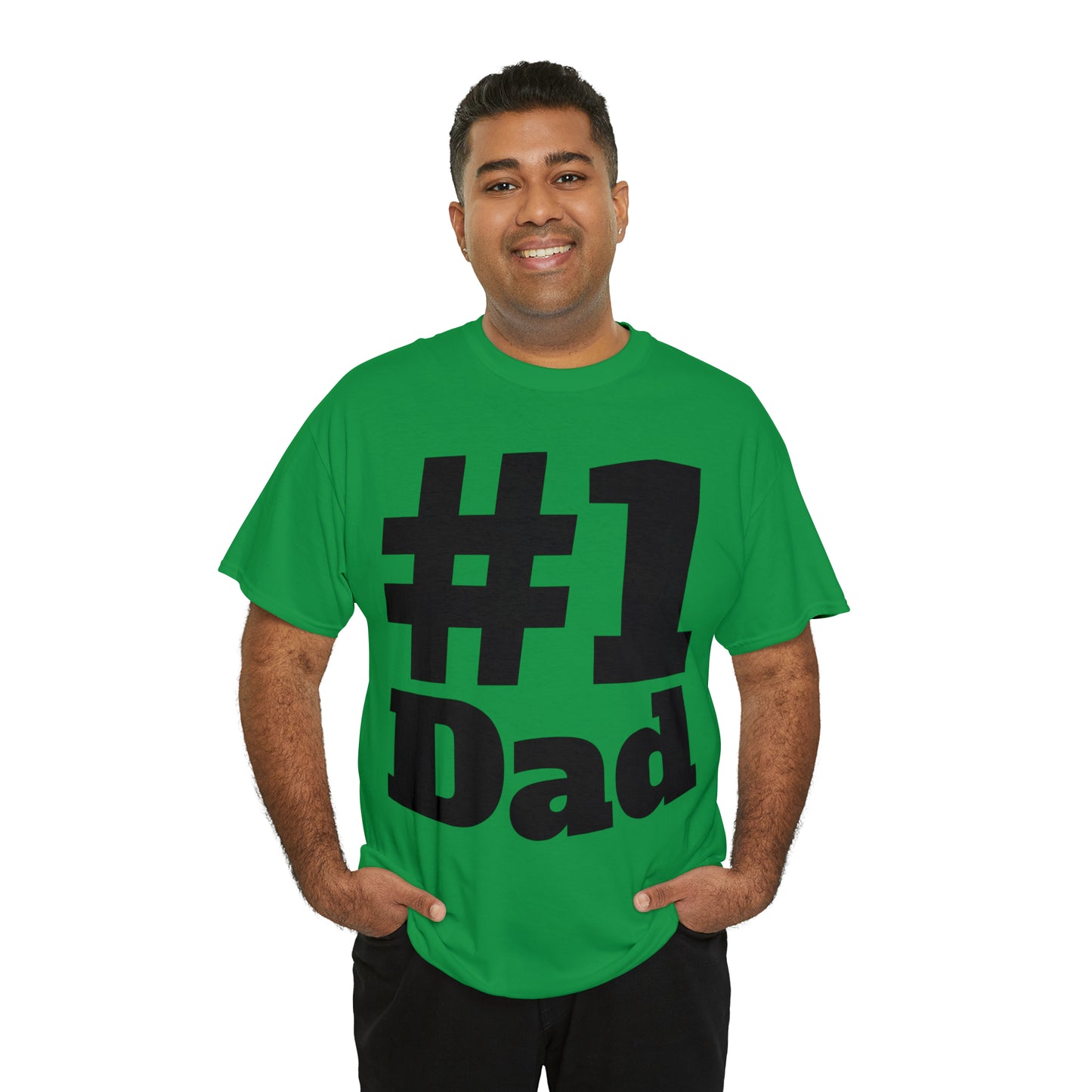 #1 Dad - Happy Fathers Day Special - Unisex Heavy Cotton Tee