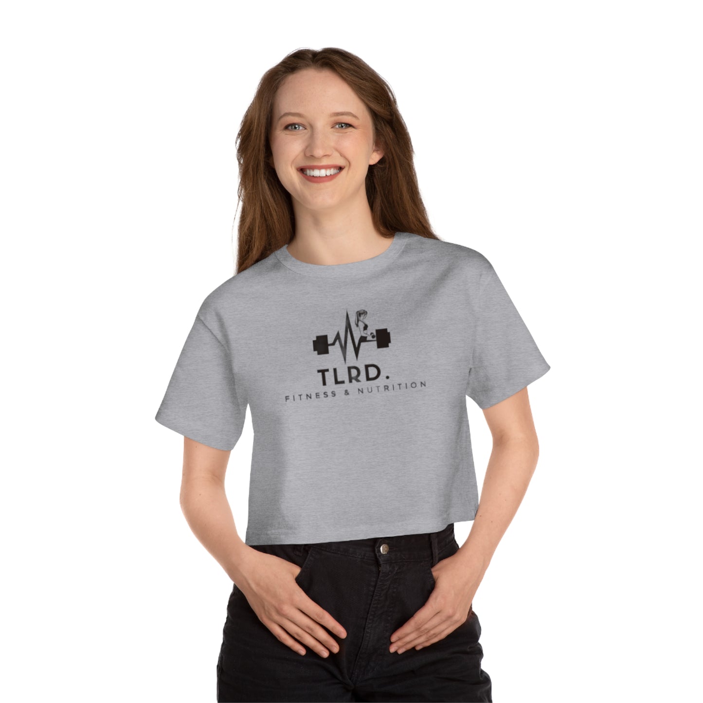 TLRD Fitness & Nutrition Cropped T-Shirt for Active Women