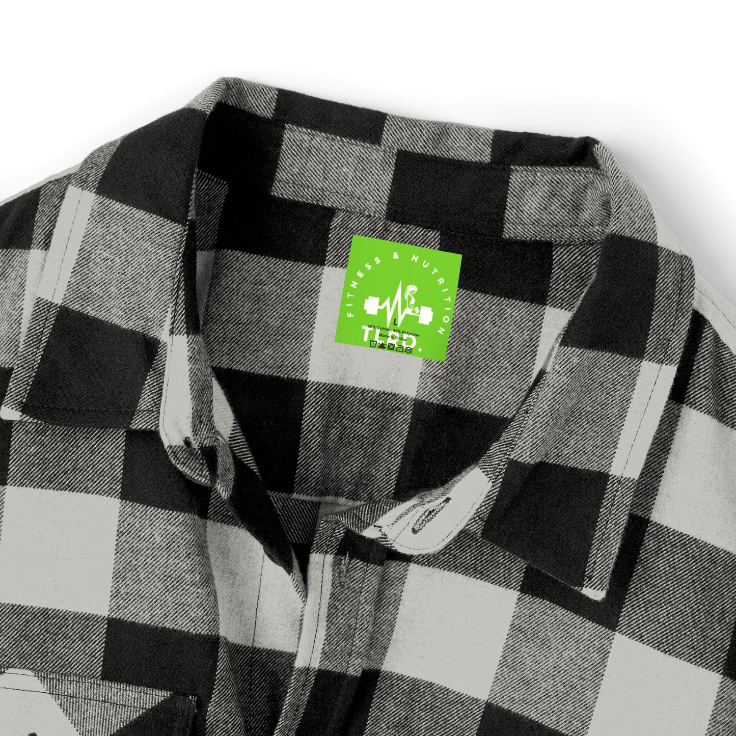 TRLD - Eco-Friendly Unisex Flannel Shirt - Fitness Vibe, Perfect for Outdoors & Gym Lovers