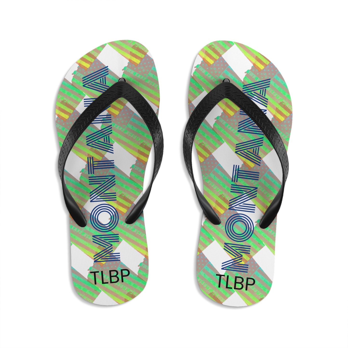 Green mountain ilovemy Flip-Flops