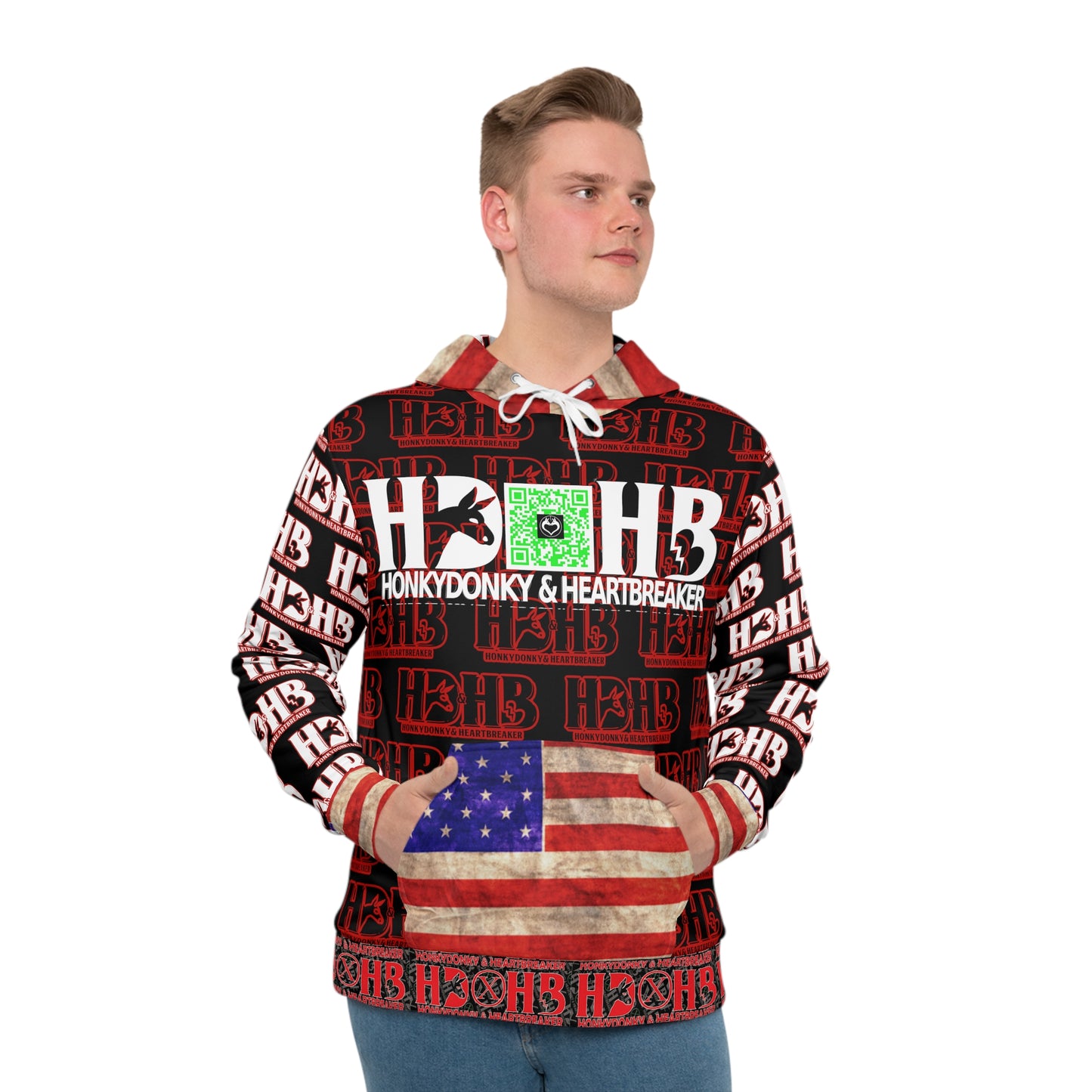 HD&HB USA - Men's Hoodie (AOP)