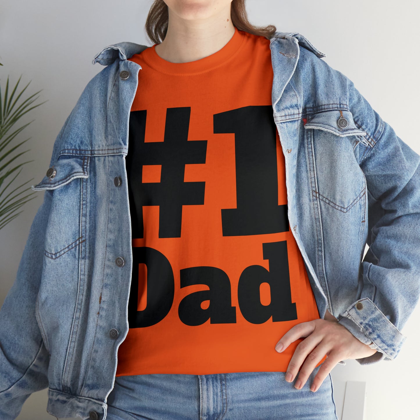 #1 Dad - Happy Fathers Day Special - Unisex Heavy Cotton Tee