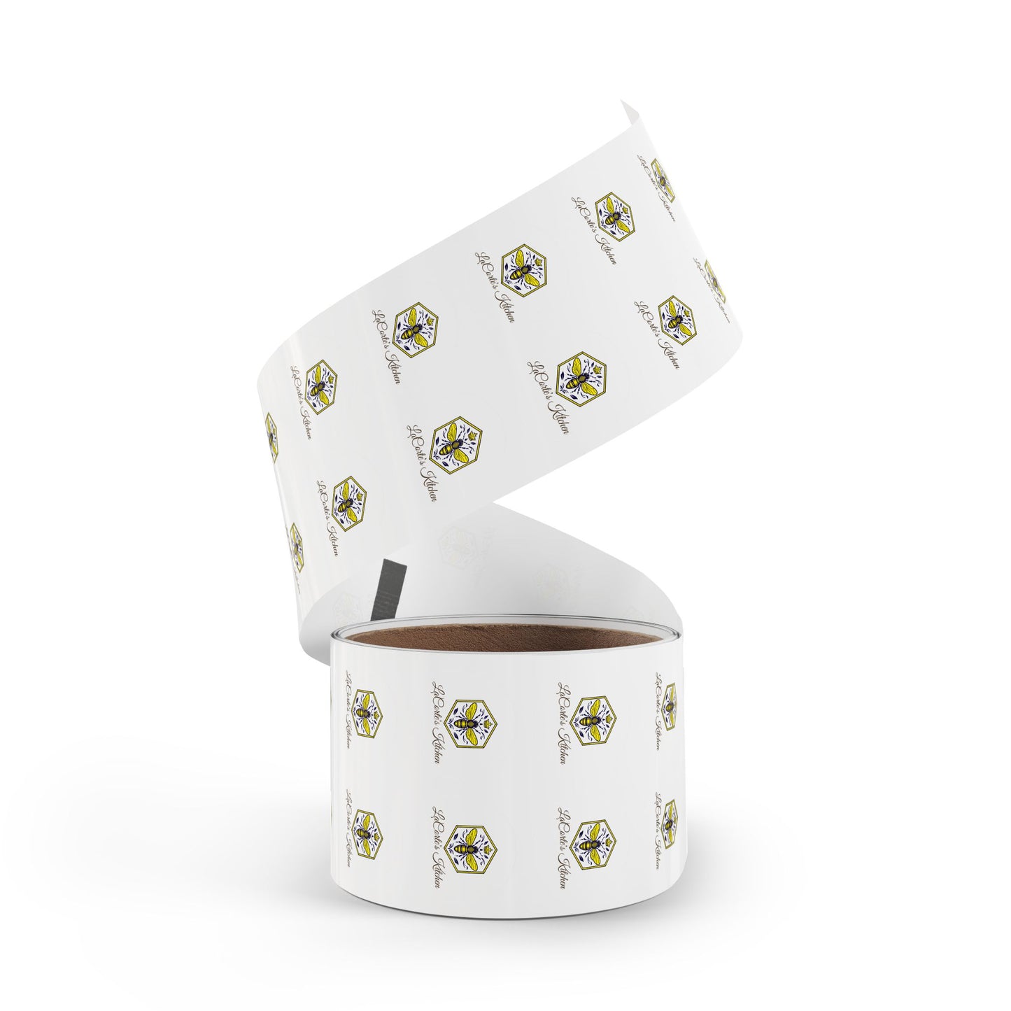 Custom Round Sticker Rolls for Labels, Bee Kitchen Decor, Personalized Gifts, Party Favors, Holiday Packaging