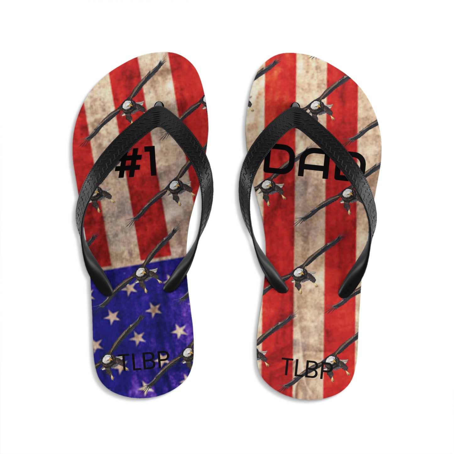 #1 DAD - Unisex Flip-Flops