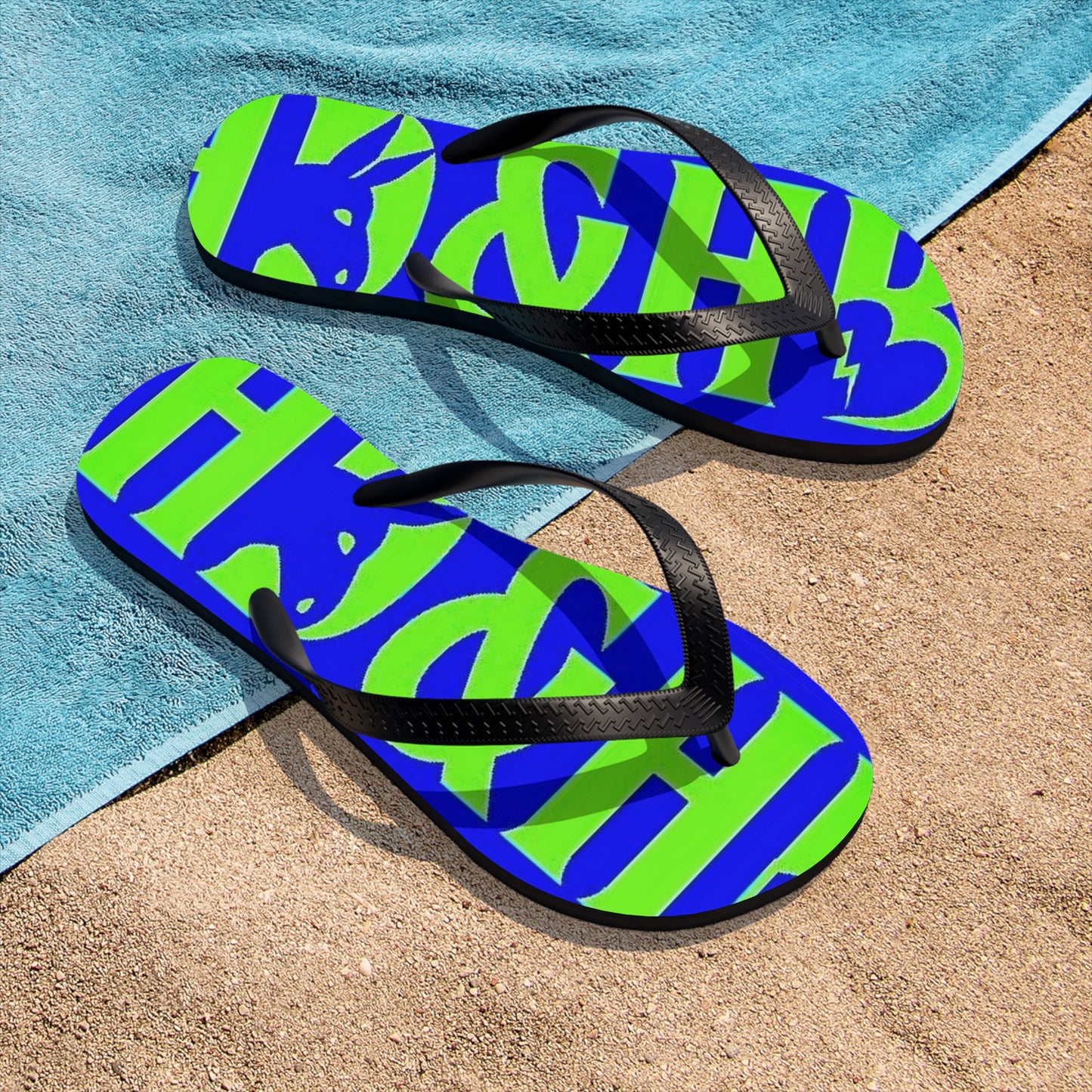 HD&HB - Unisex Flip-Flops orange