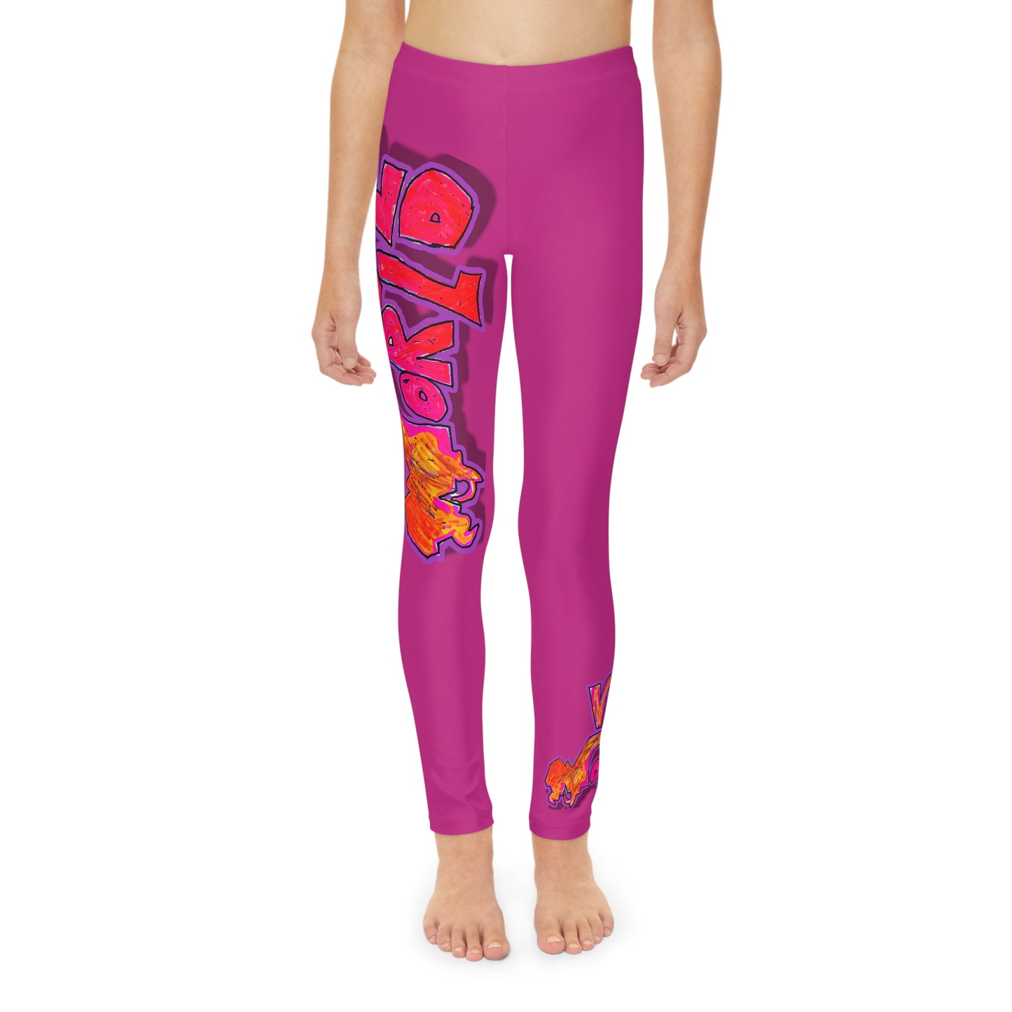 Wyld world Youth Full-Length Leggings (AOP)