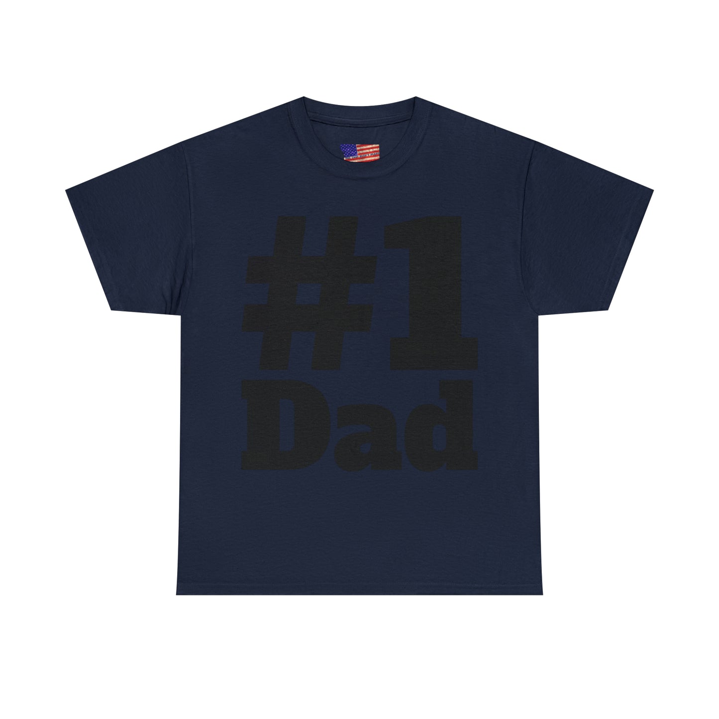 #1 Dad - Happy Fathers Day Special - Unisex Heavy Cotton Tee