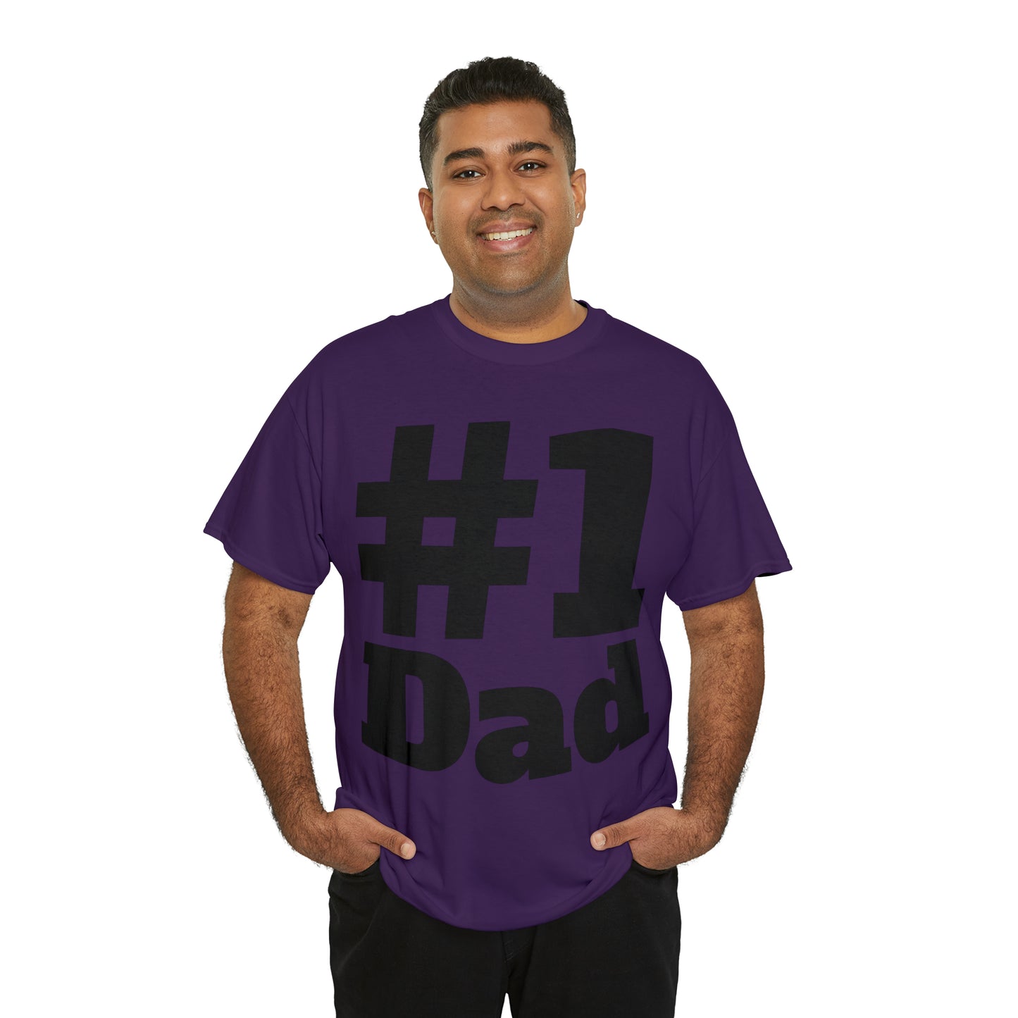 #1 Dad - Happy Fathers Day Special - Unisex Heavy Cotton Tee