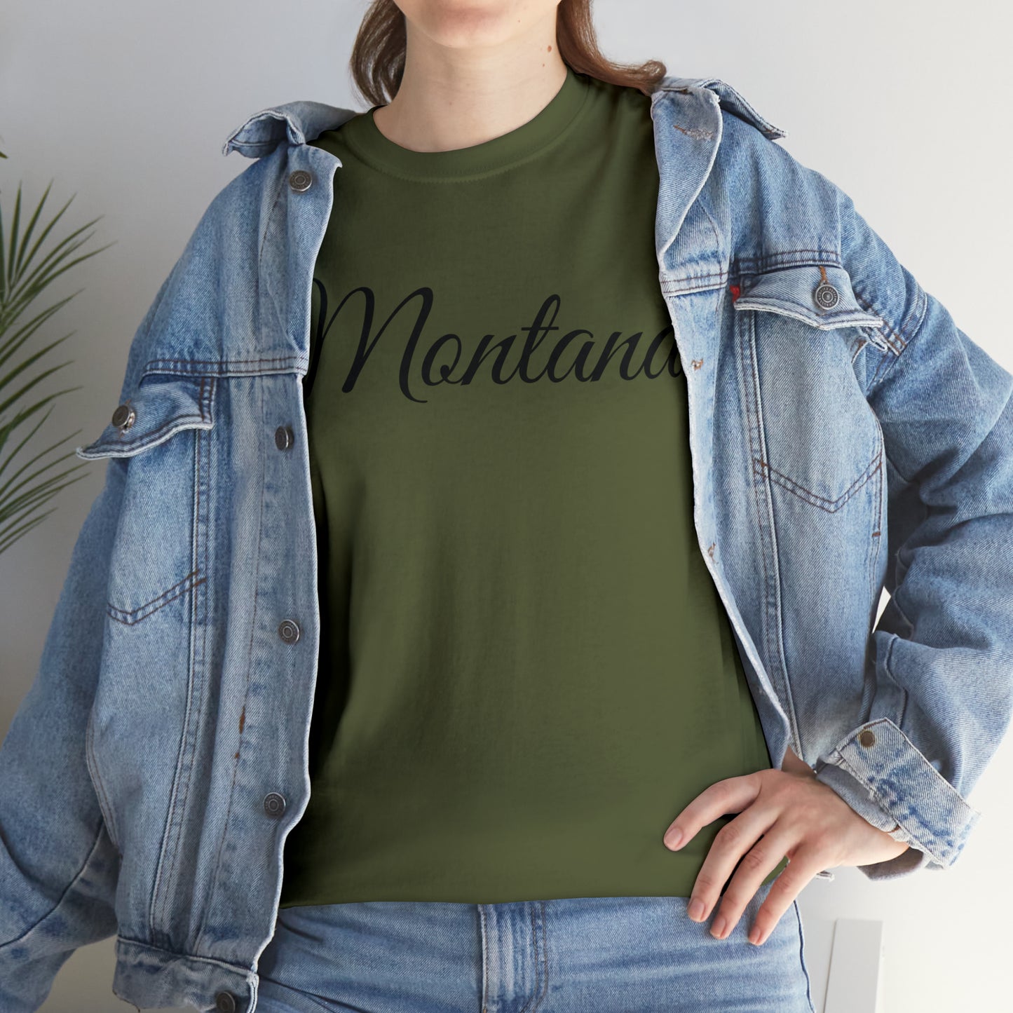 Montana Wild Horses - Unisex Heavy Cotton Tee