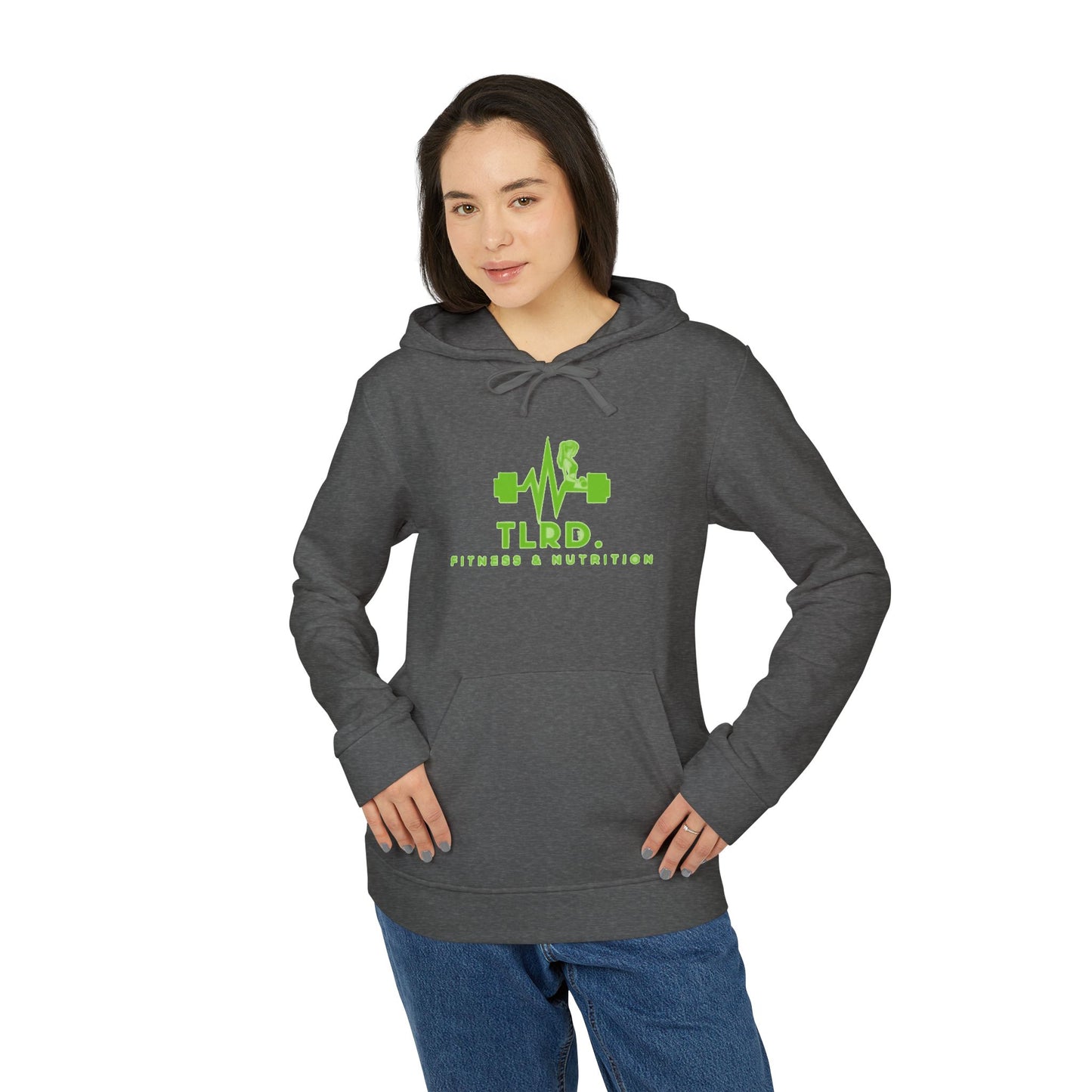 TLRD Fitness Unisex Fleece Hoodie - Workout and Nutrition Inspired Apparel