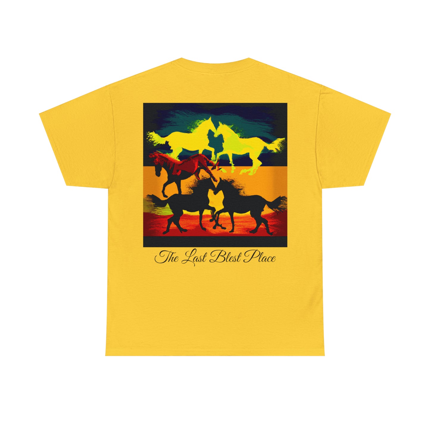 Montana Wild Horses - Unisex Heavy Cotton Tee