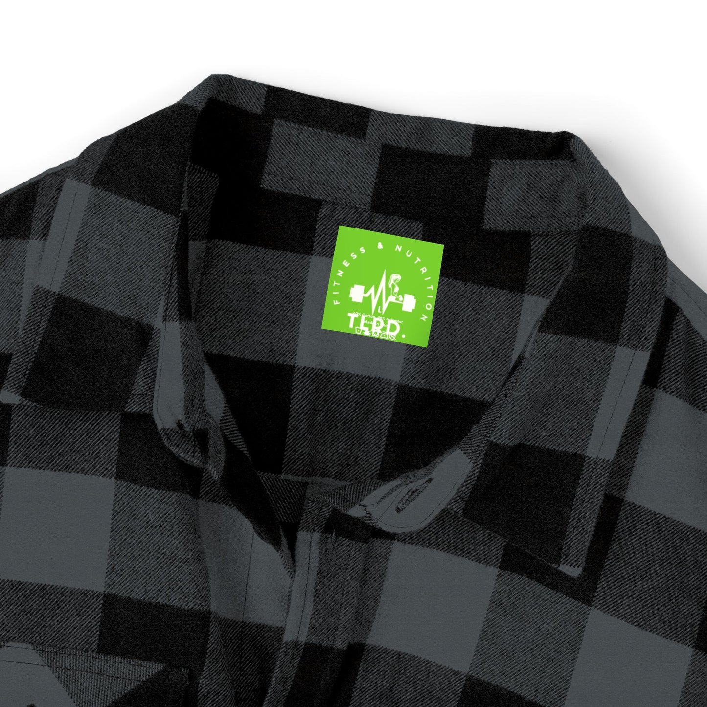 TRLD - Eco-Friendly Unisex Flannel Shirt - Fitness Vibe, Perfect for Outdoors & Gym Lovers