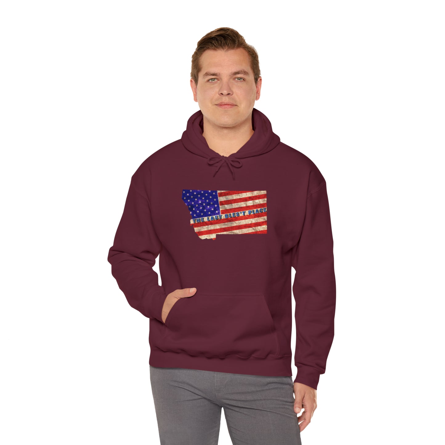 Custom The Last Blest Place - Unisex Heavy Blend™ Hooded Sweatshirt