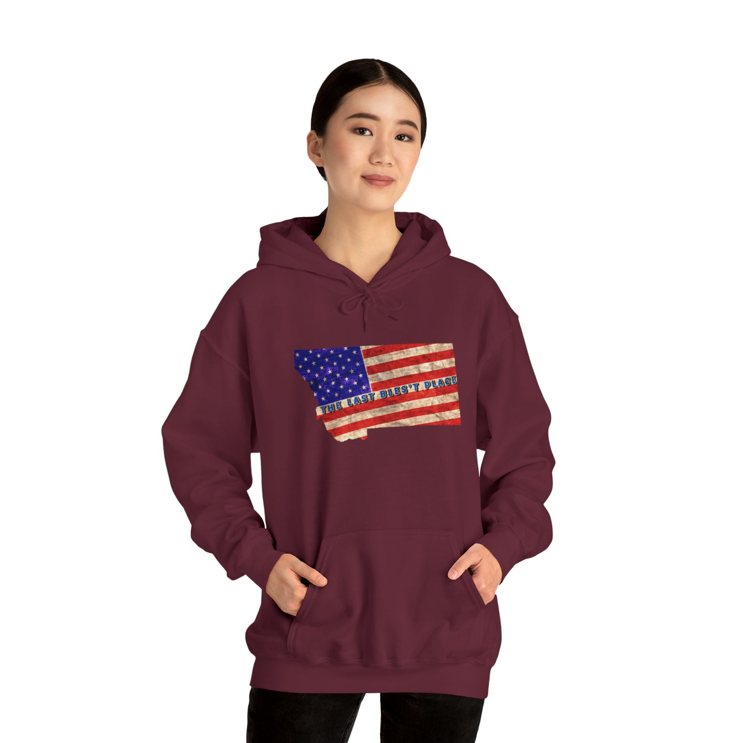 Custom The Last Blest Place - Unisex Heavy Blend™ Hooded Sweatshirt