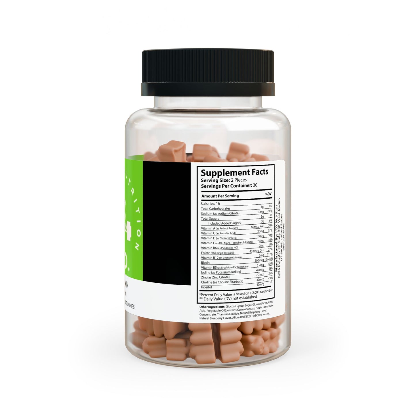 TLRD - Hair Vitamin Gummies (60 Gummies)