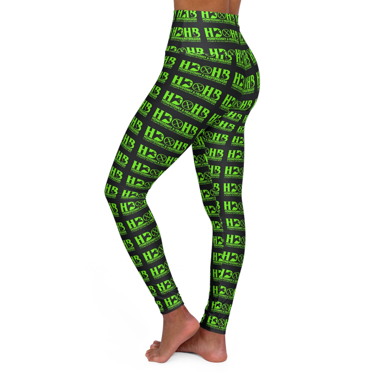 HD&HB GB - High Waisted Yoga Leggings (AOP)