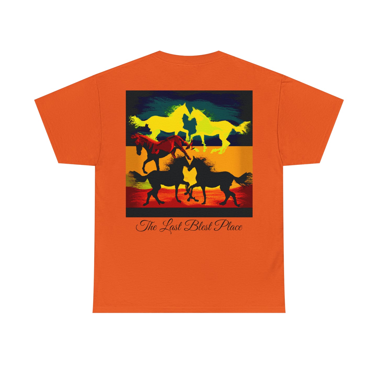 Montana Wild Horses - Unisex Heavy Cotton Tee