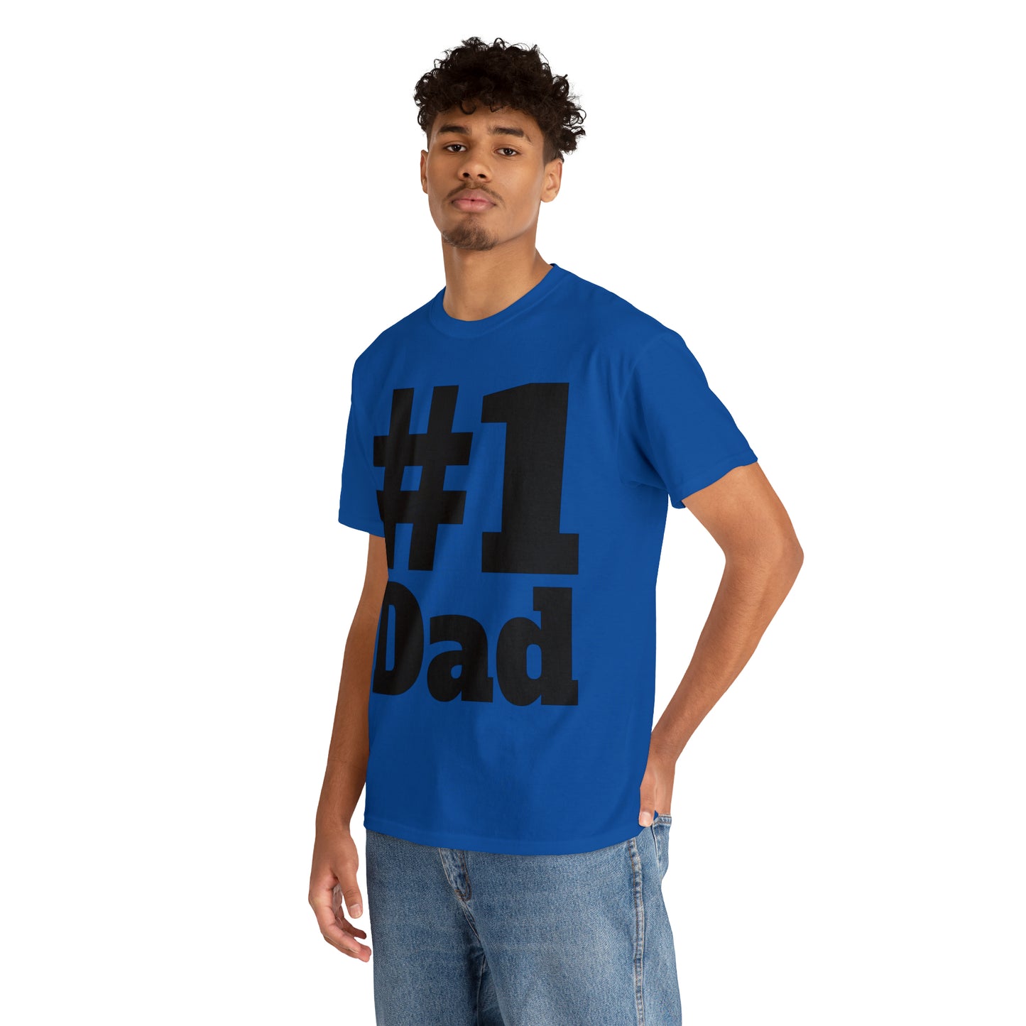 #1 Dad - Happy Fathers Day Special - Unisex Heavy Cotton Tee