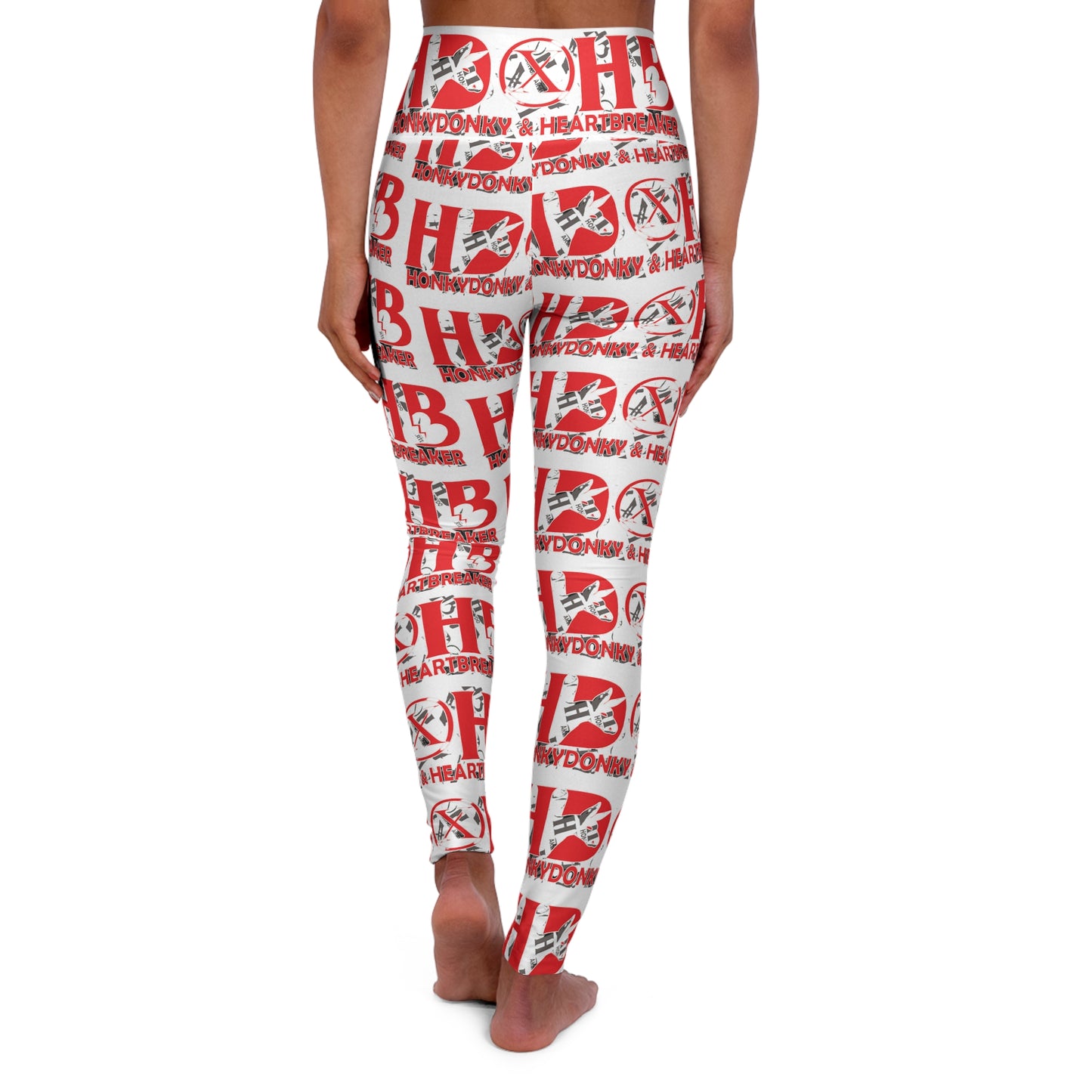 HD&HB RW- High Waisted Yoga Leggings (AOP)