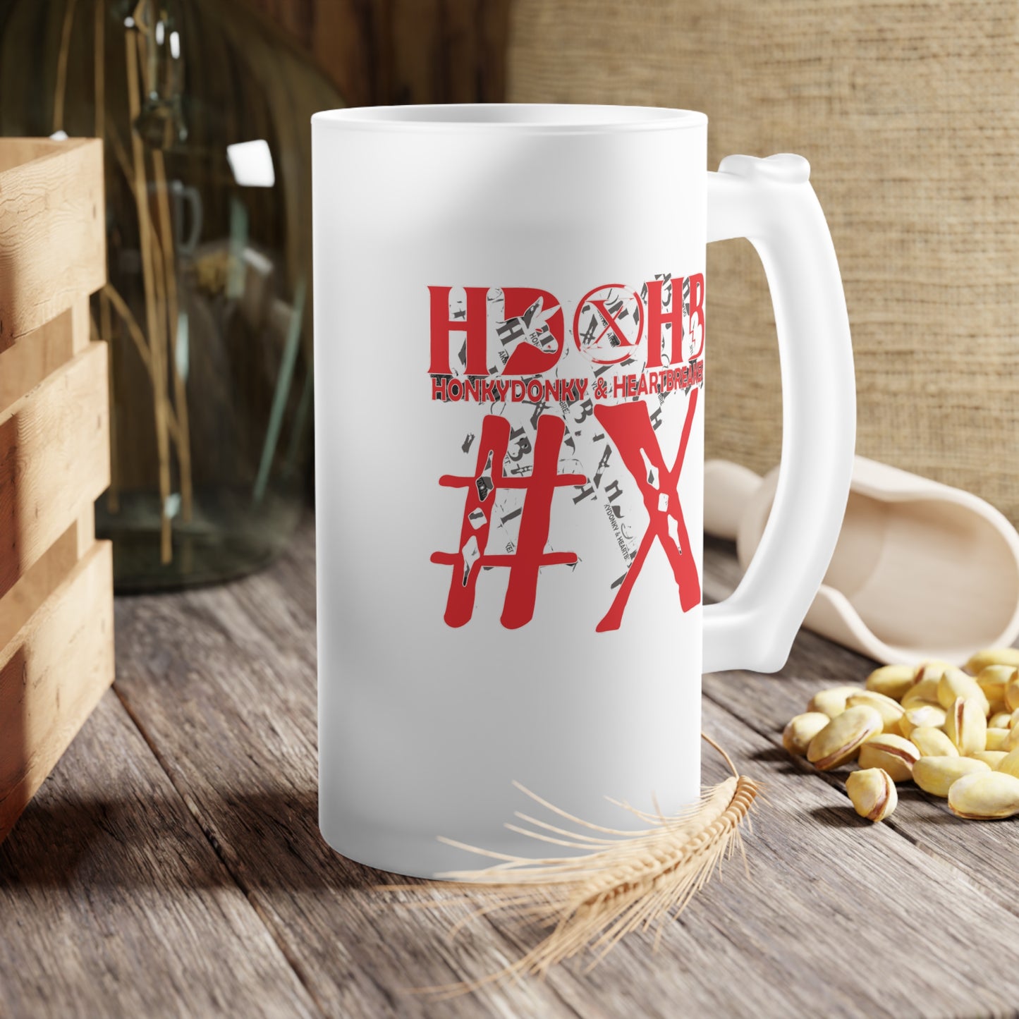 HD&HB - Frosted Glass Beer Mug