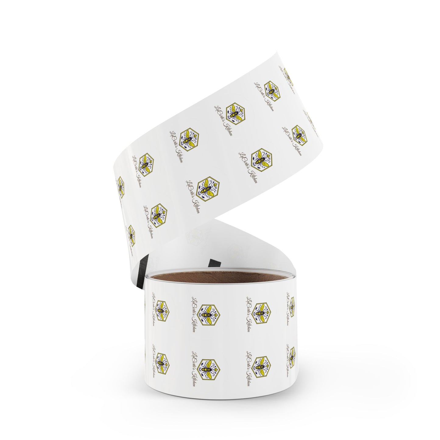 Custom Round Sticker Rolls for Labels, Bee Kitchen Decor, Personalized Gifts, Party Favors, Holiday Packaging