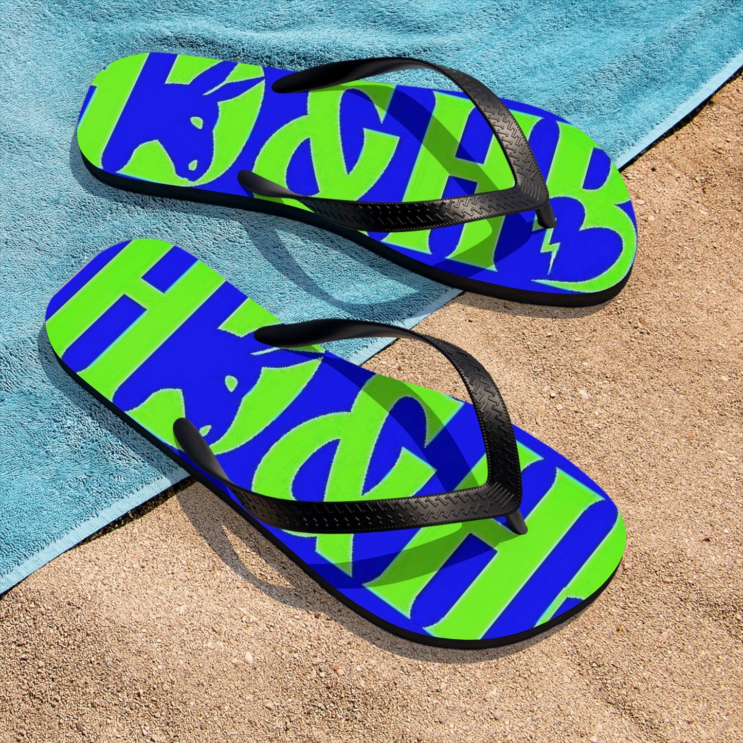 HD&HB - Unisex Flip-Flops orange