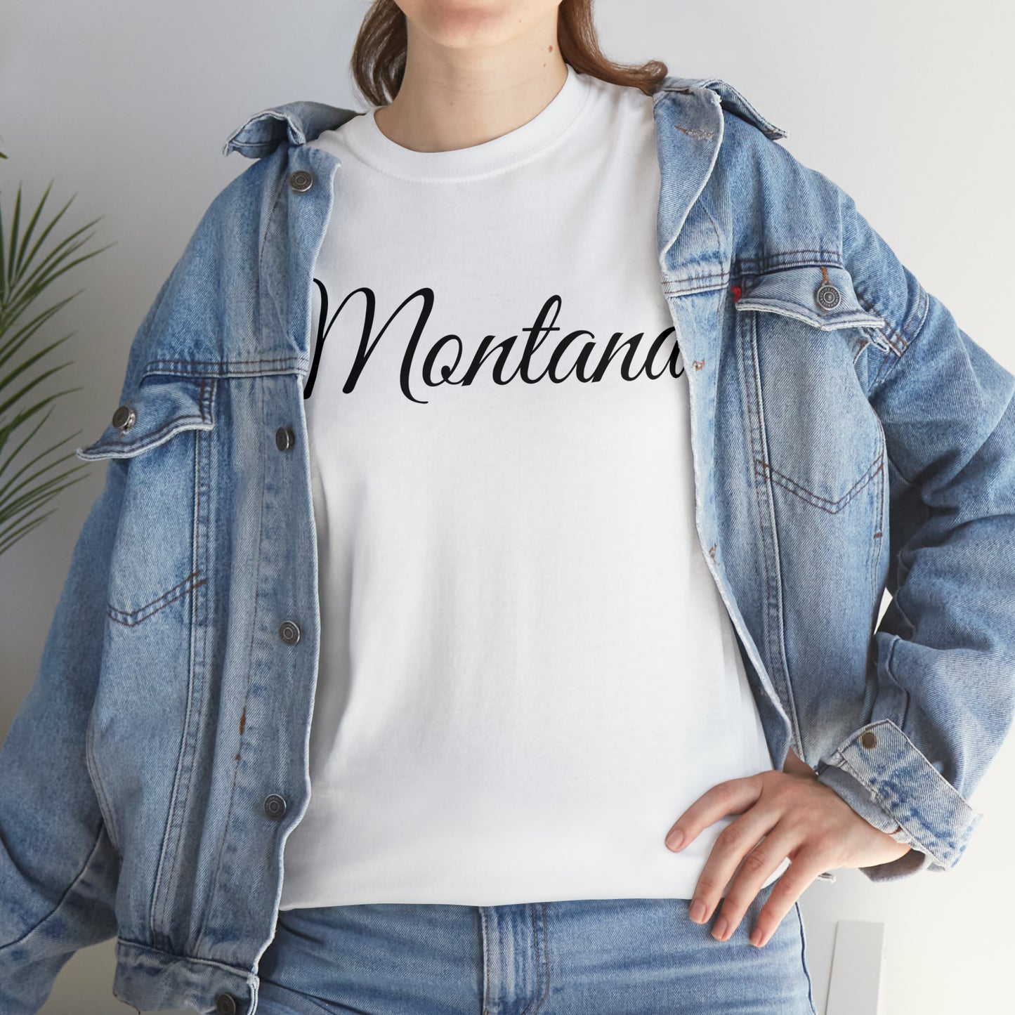 Montana Wild Horses - Unisex Heavy Cotton Tee