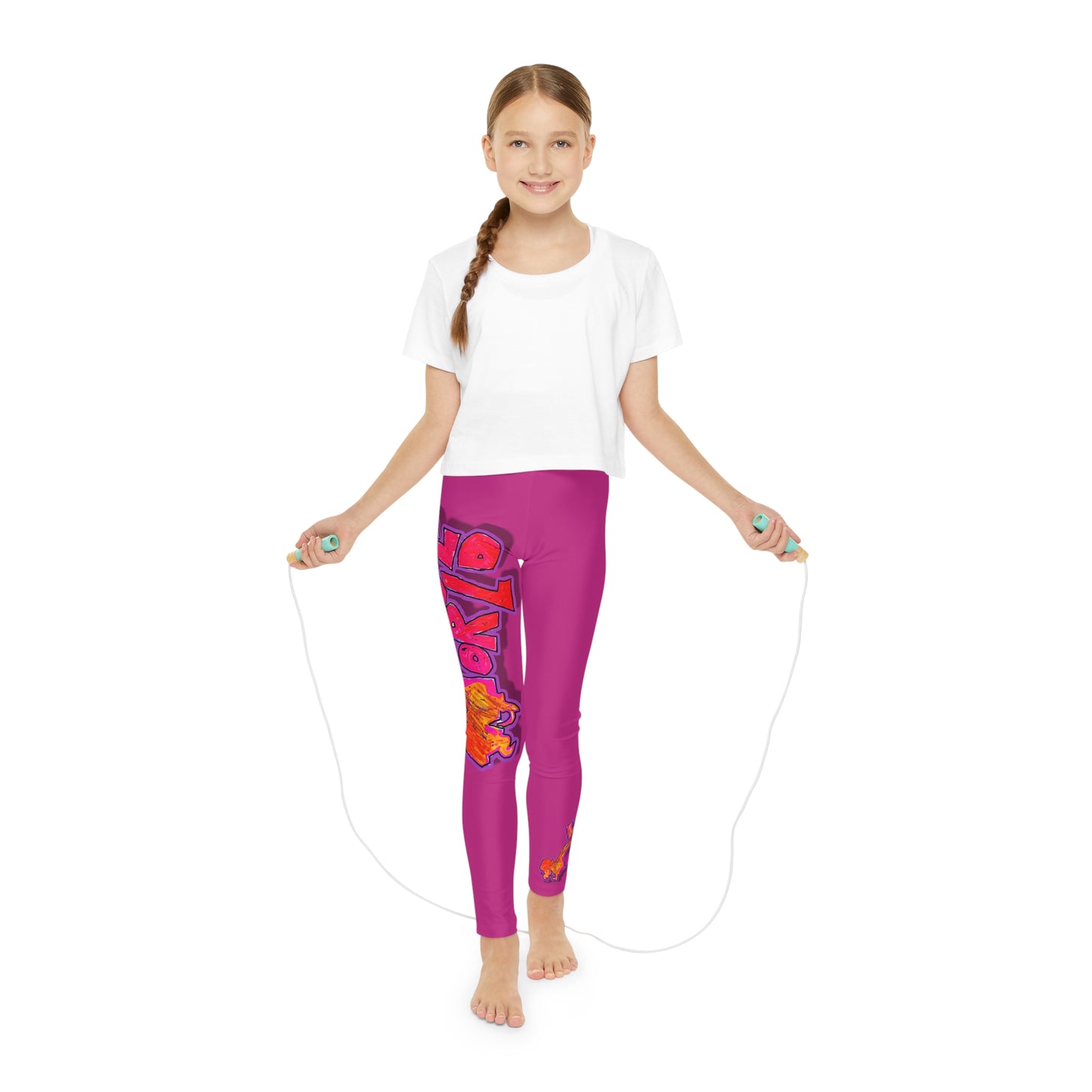 Wyld world Youth Full-Length Leggings (AOP)