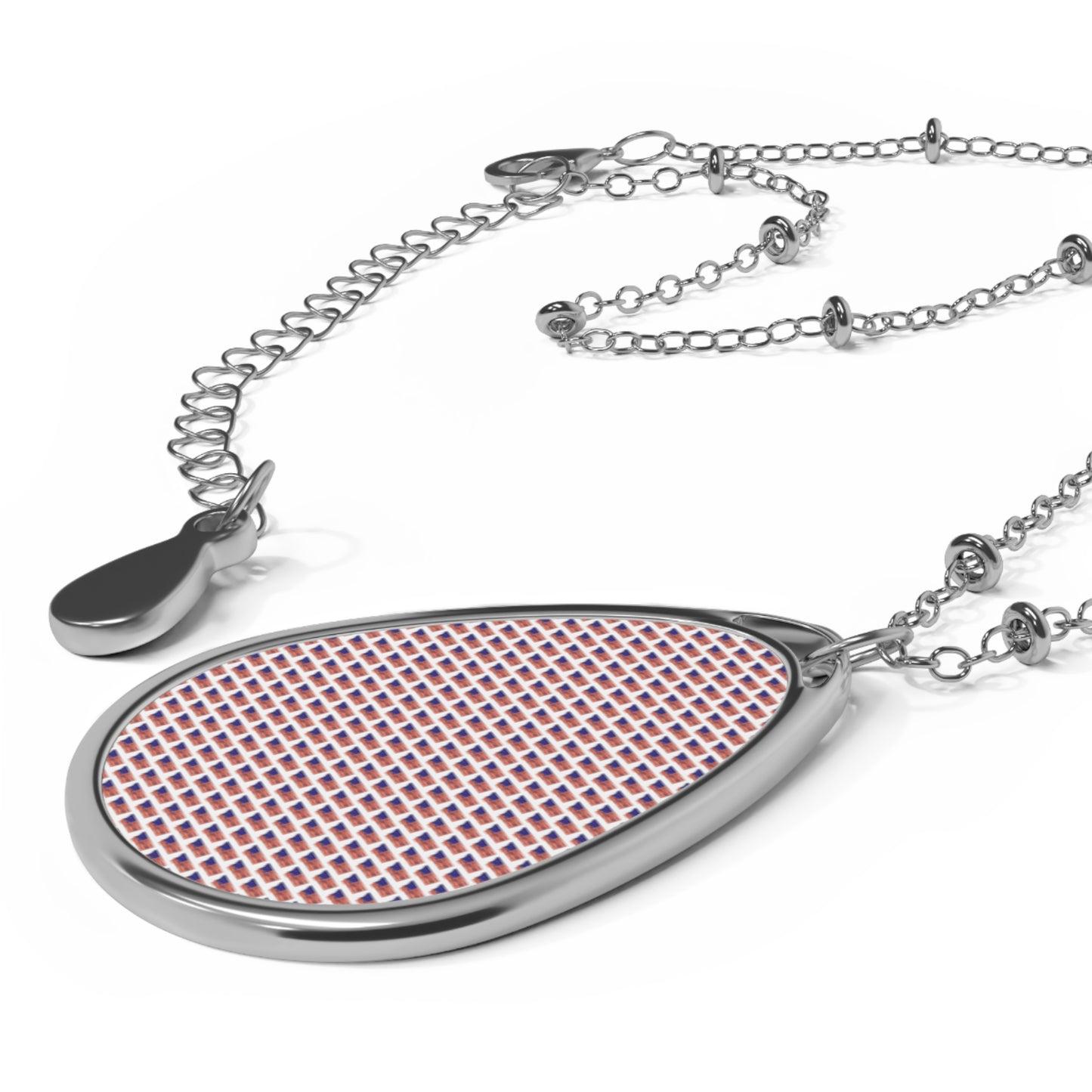 Patterns Oval Necklace