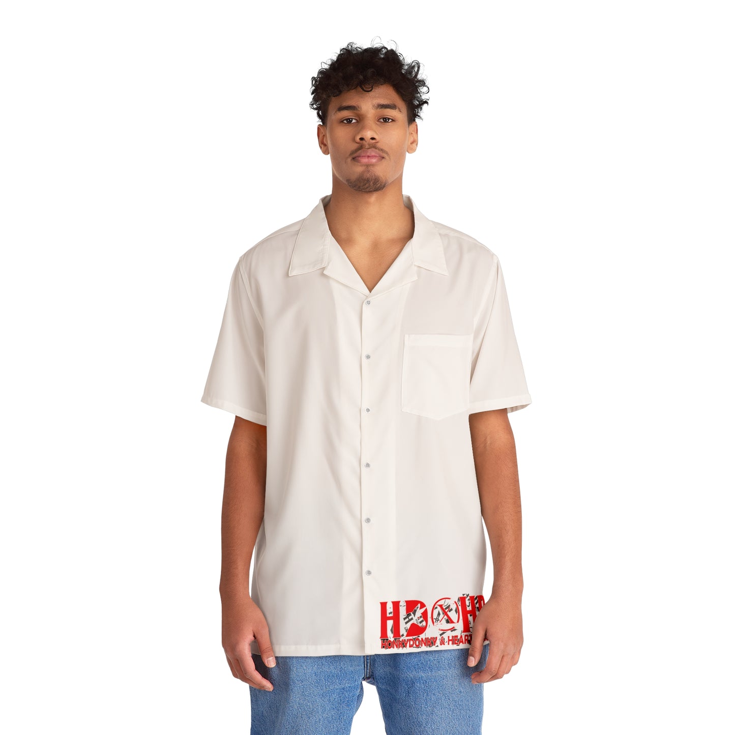 HD&HB - Men's Hawaiian Shirt (AOP)