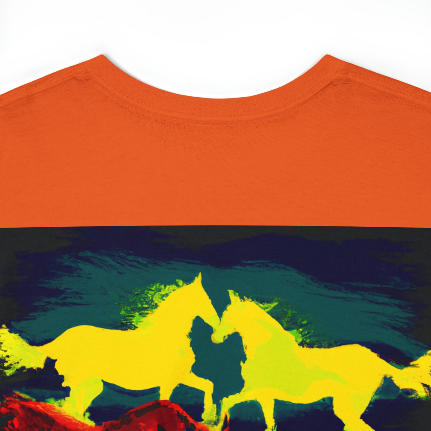 Montana Wild Horses - Unisex Heavy Cotton Tee