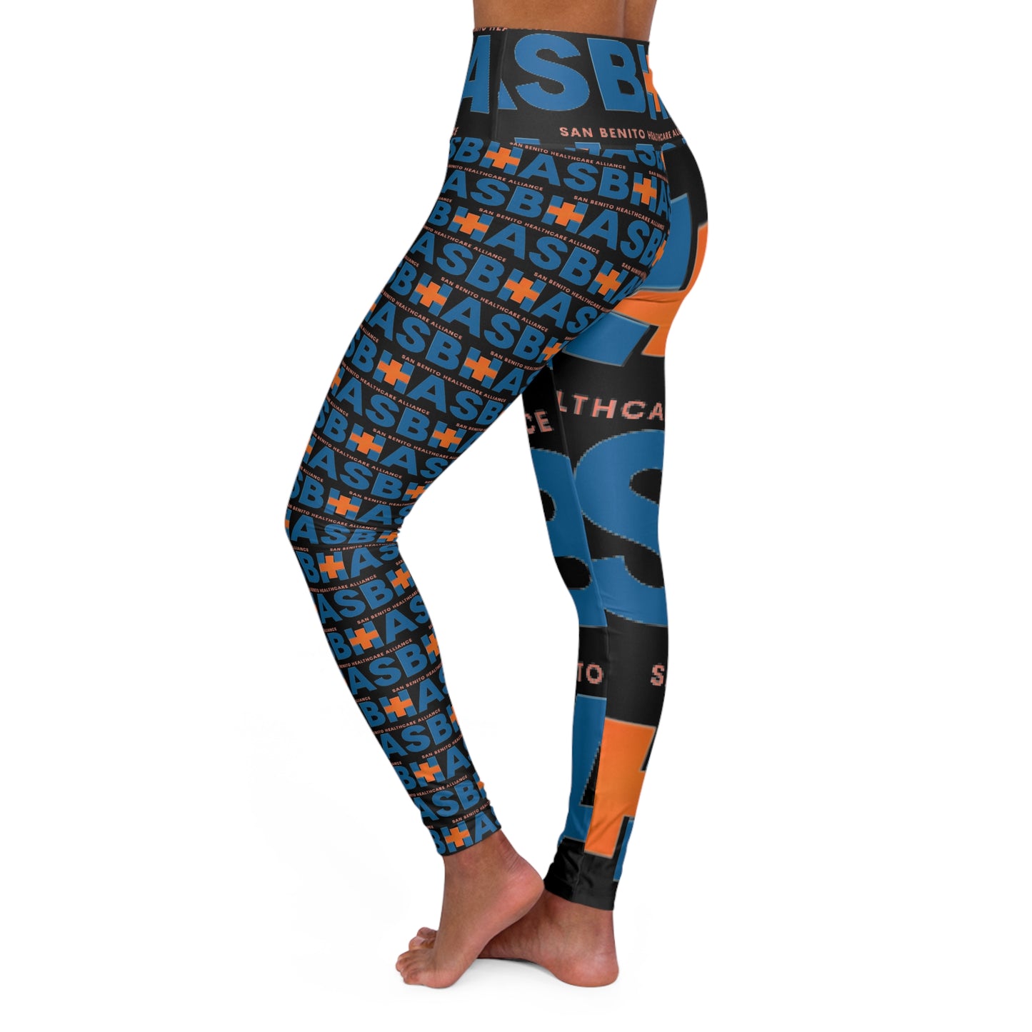 SBHA - High Waisted Yoga Leggings (AOP) Pattern
