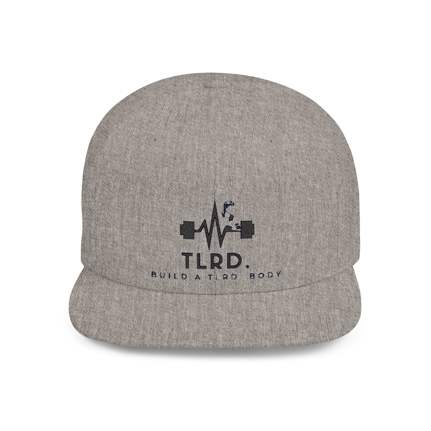 TLRD Fitness Flat Bill Snapback - Build a TLDR Body Cap for Gym Enthusiasts