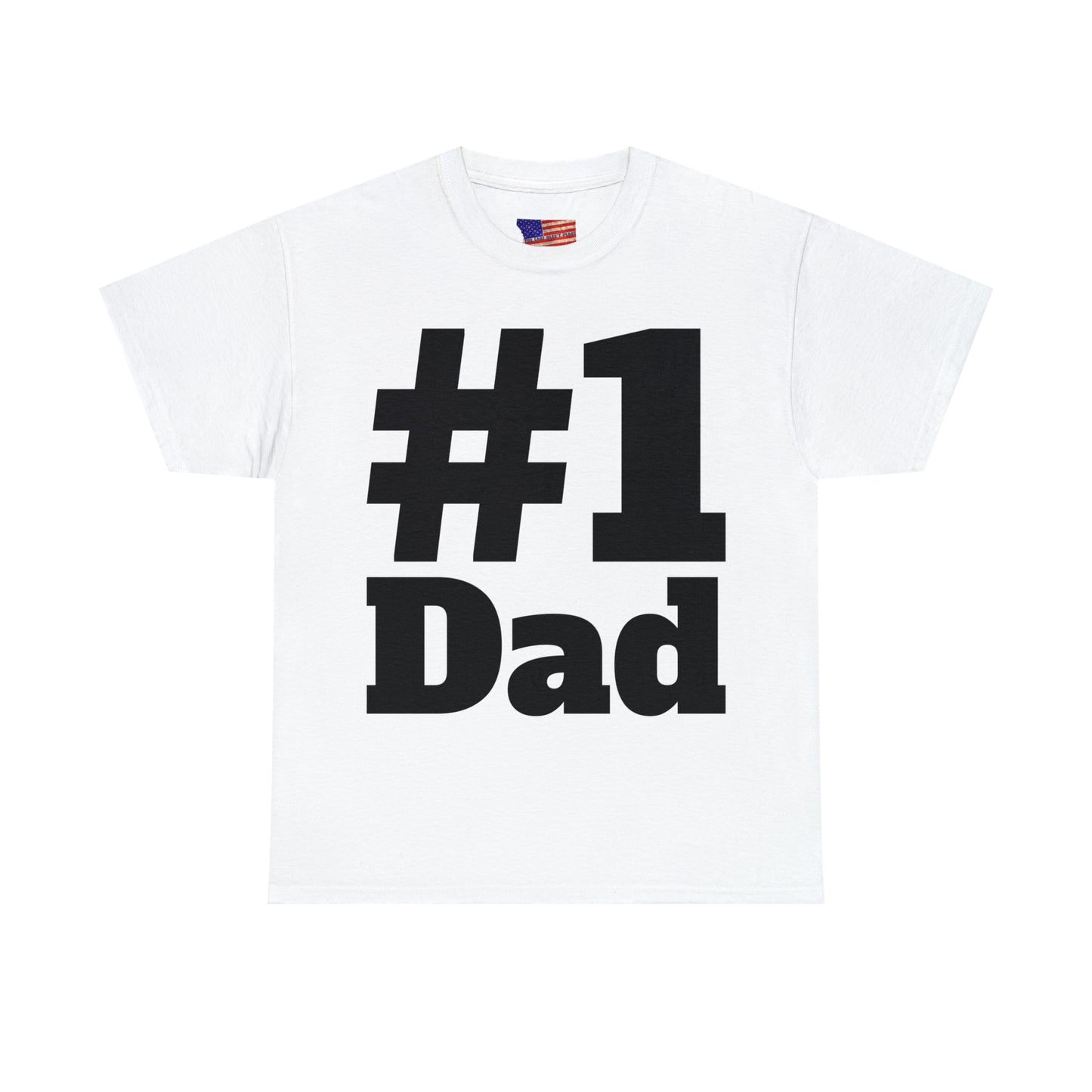 #1 Dad - Happy Fathers Day Special - Unisex Heavy Cotton Tee